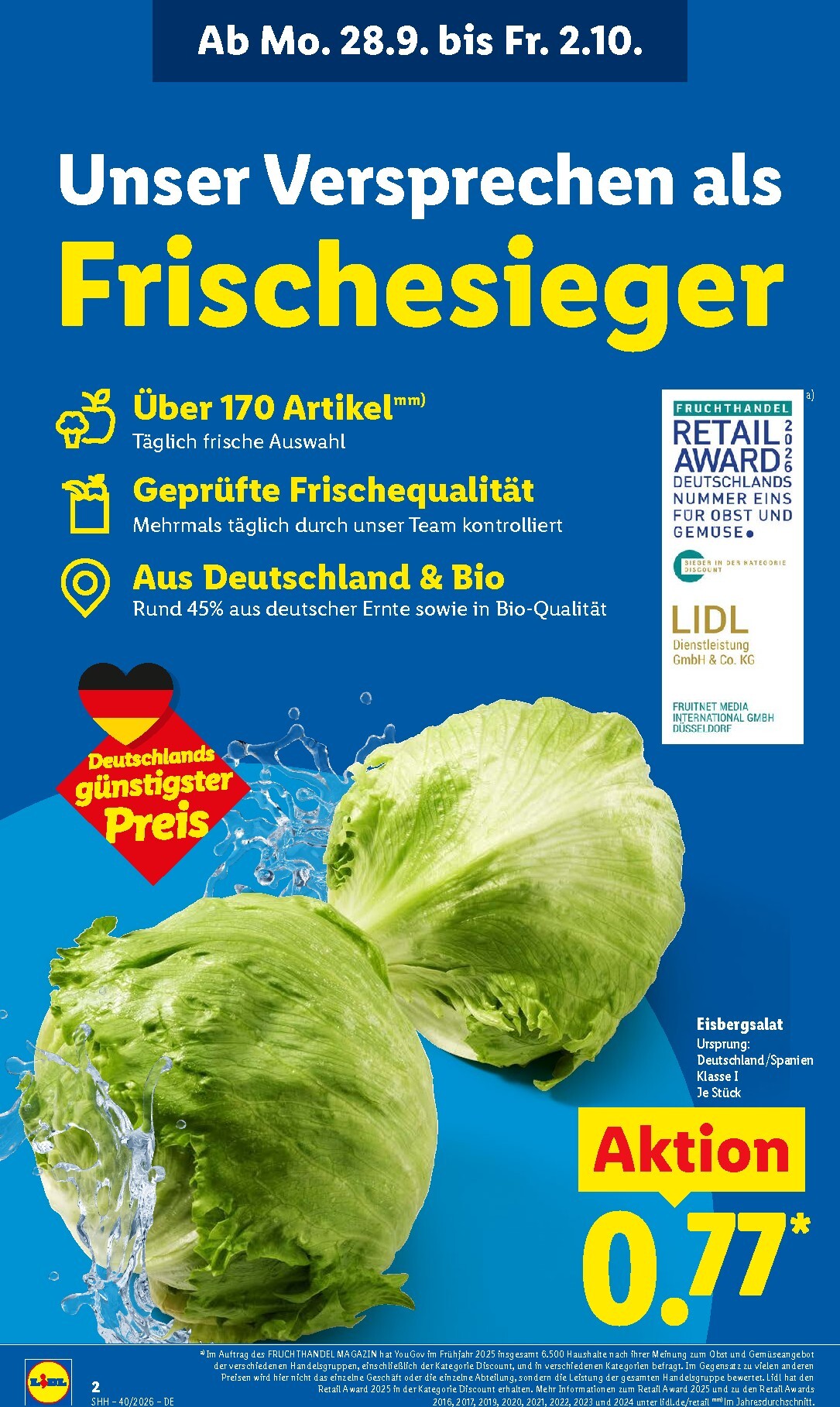 lidl - Lidl Prospekt – von Montag 28.09.2026 bis Freitag 02.10.2026 - page: 2