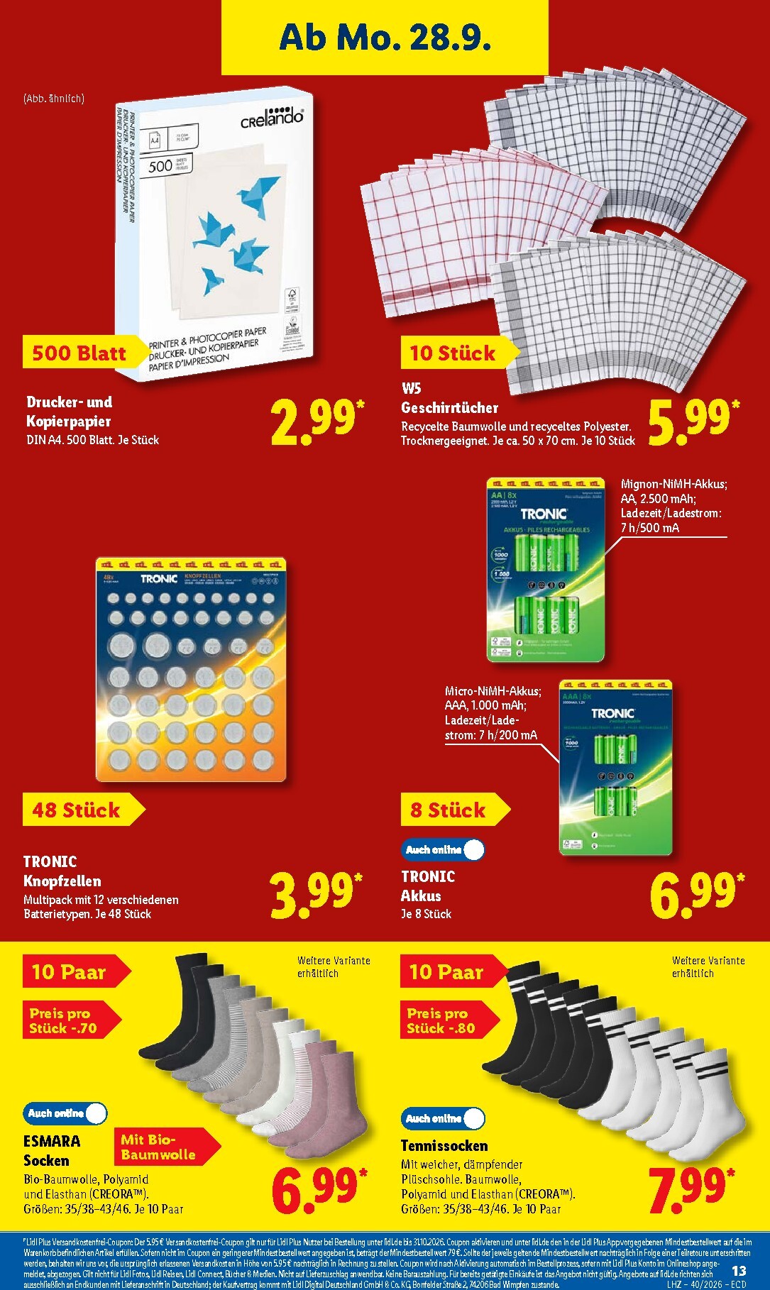 lidl - Lidl Prospekt – von Montag 28.09.2026 bis Freitag 02.10.2026 - page: 33