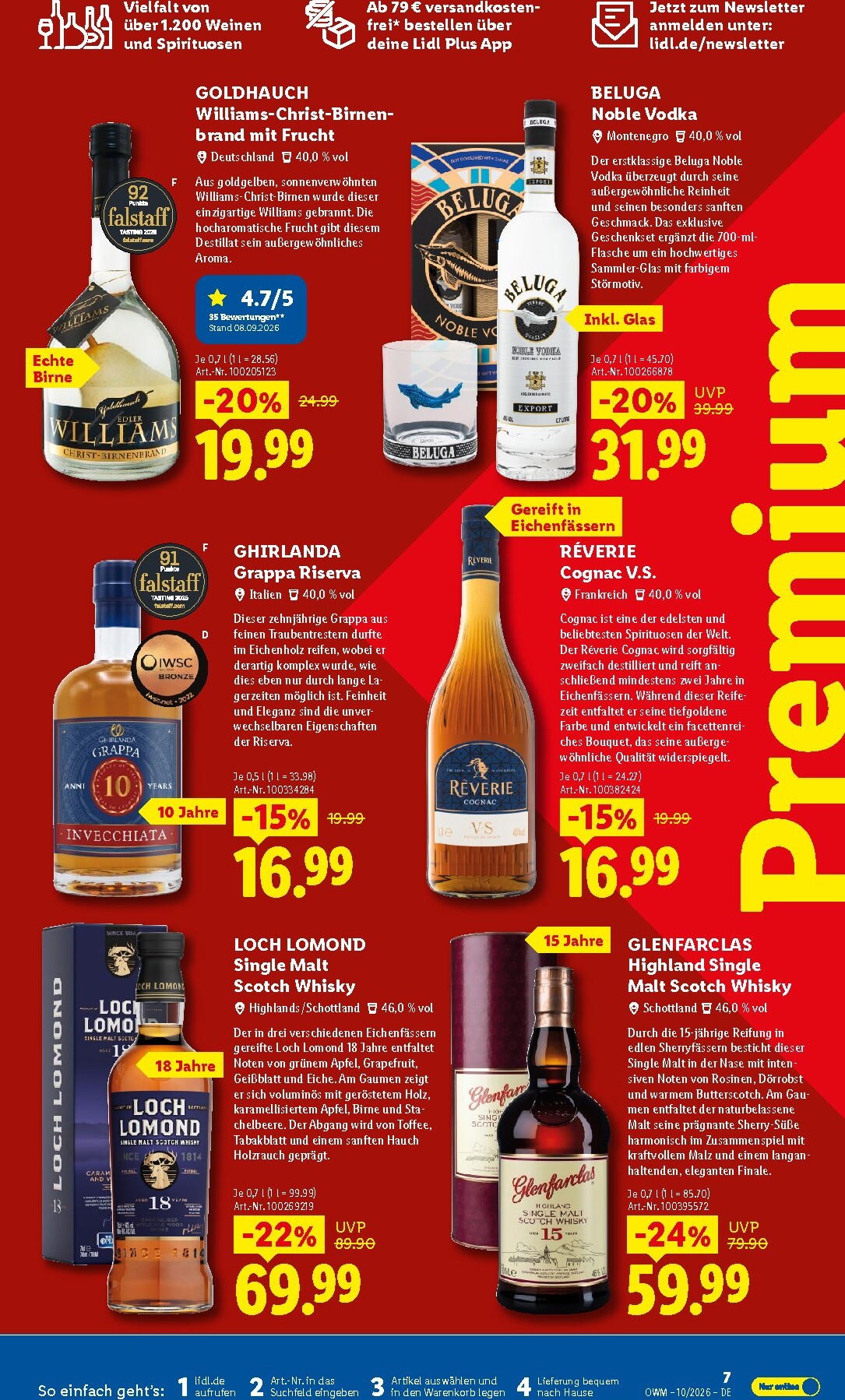 lidl - Lidl - Wein & Spirituosen Prospekt – von Donnerstag 01.10.2026 bis Samstag 31.10.2026 - page: 7