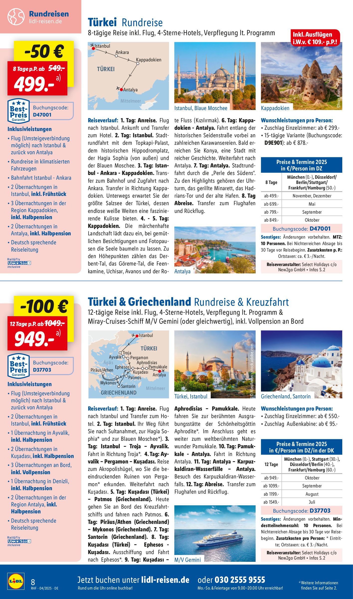 lidl - Lidl-reisen.de-Prospekt gültig von 29.03. bis 30.04. - page: 8