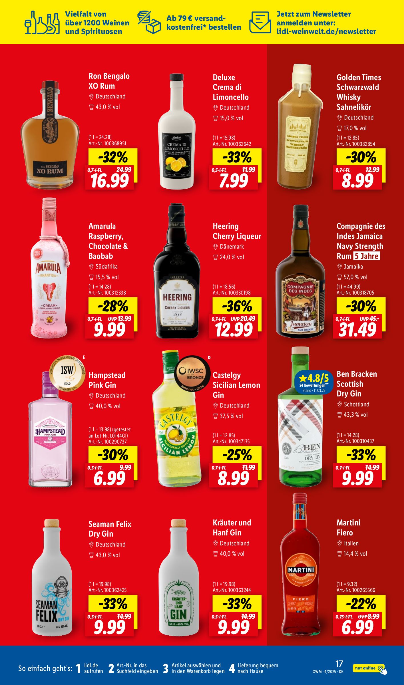lidl - Lidl - Highlights in der Weinwelt-Prospekt gültig von 01.04. bis 30.04. - page: 17