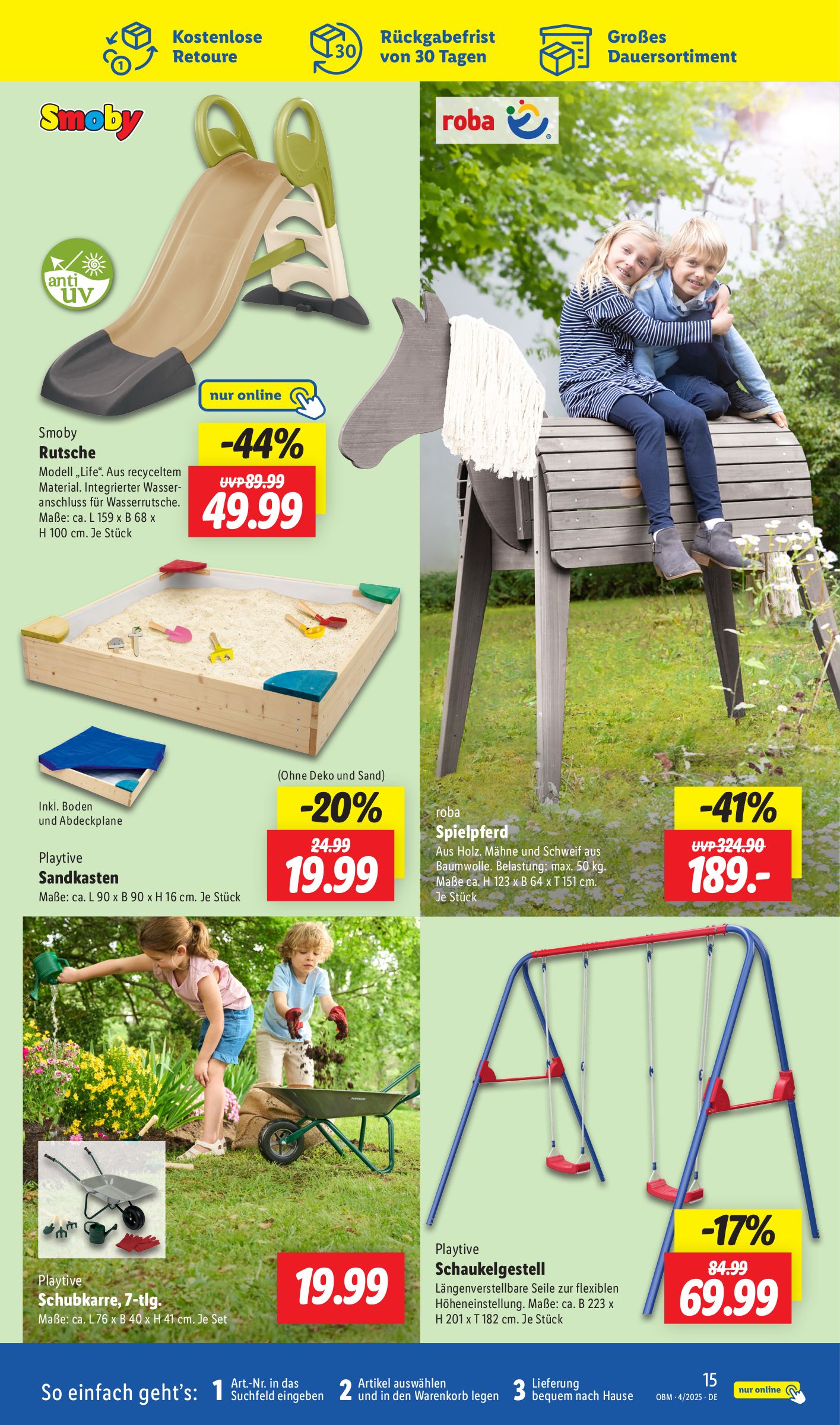 lidl - Lidl - Aktuelle Onlineshop-Highlights-Prospekt gültig von 01.04. bis 30.04. - page: 15