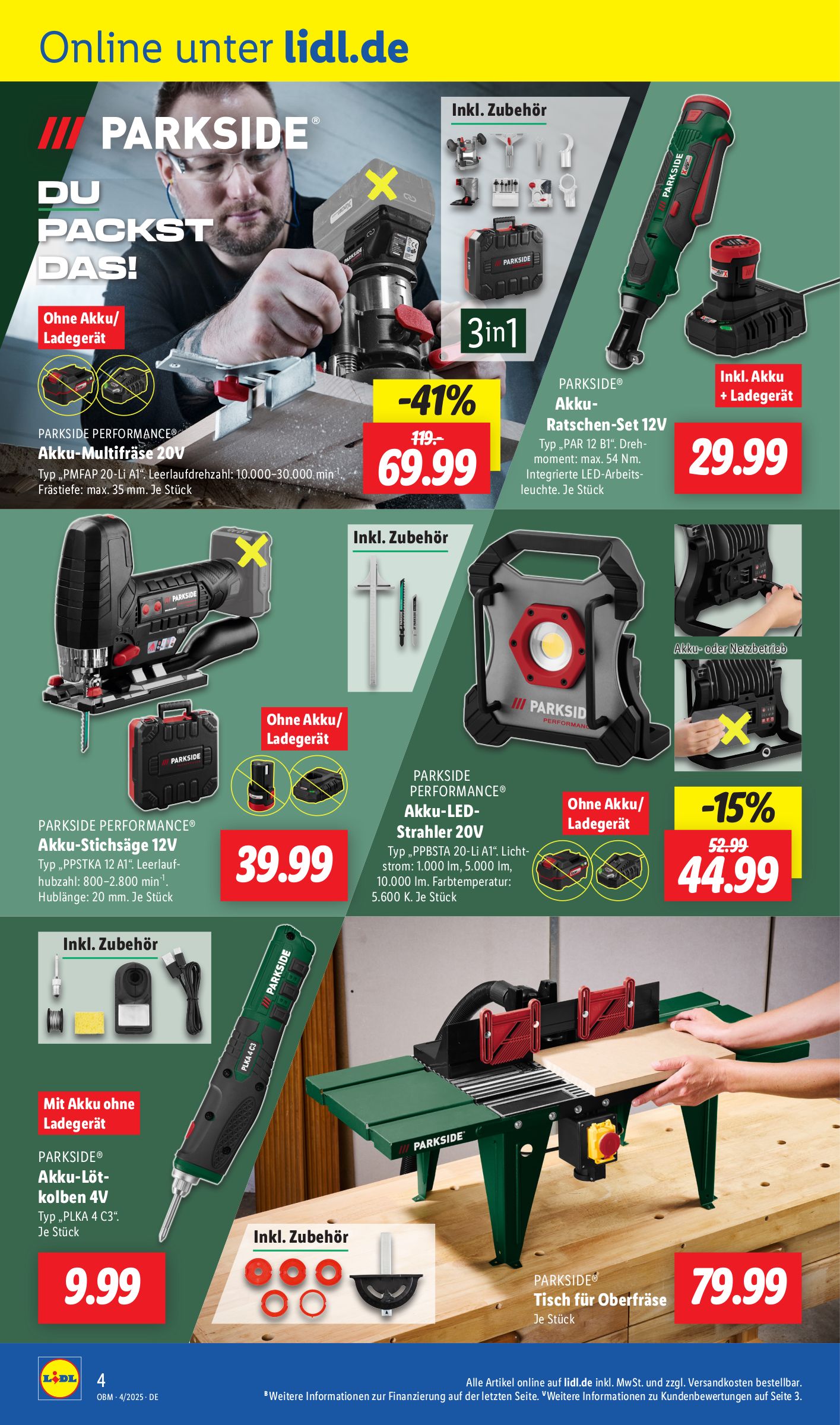 lidl - Lidl - Aktuelle Onlineshop-Highlights-Prospekt gültig von 01.04. bis 30.04. - page: 4