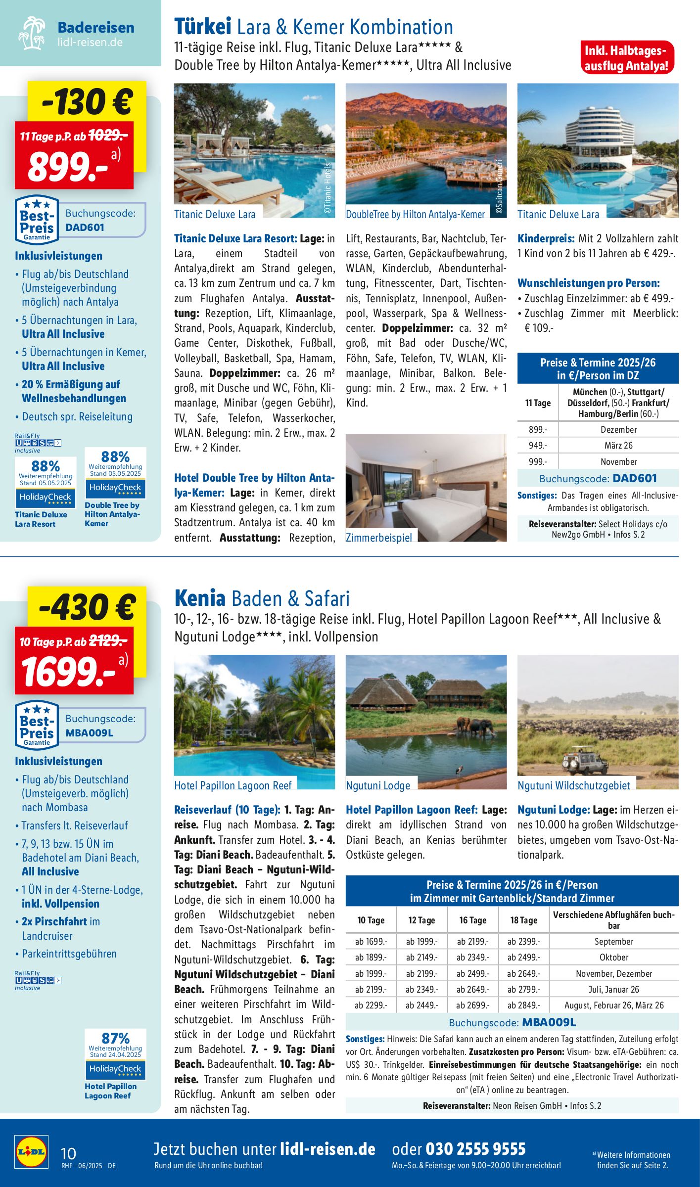 lidl - Lidl-reisen.de-Prospekt gültig von 31.05. bis 30.06. - page: 10