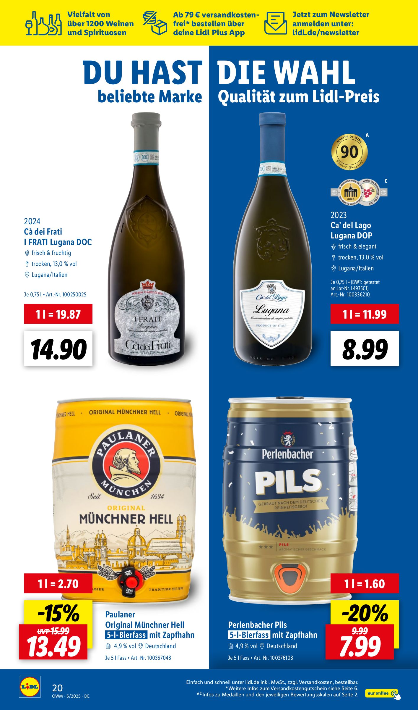 lidl - Lidl - Unsere Monats-Highlights-Prospekt gültig von 01.06. bis 30.06. - page: 20