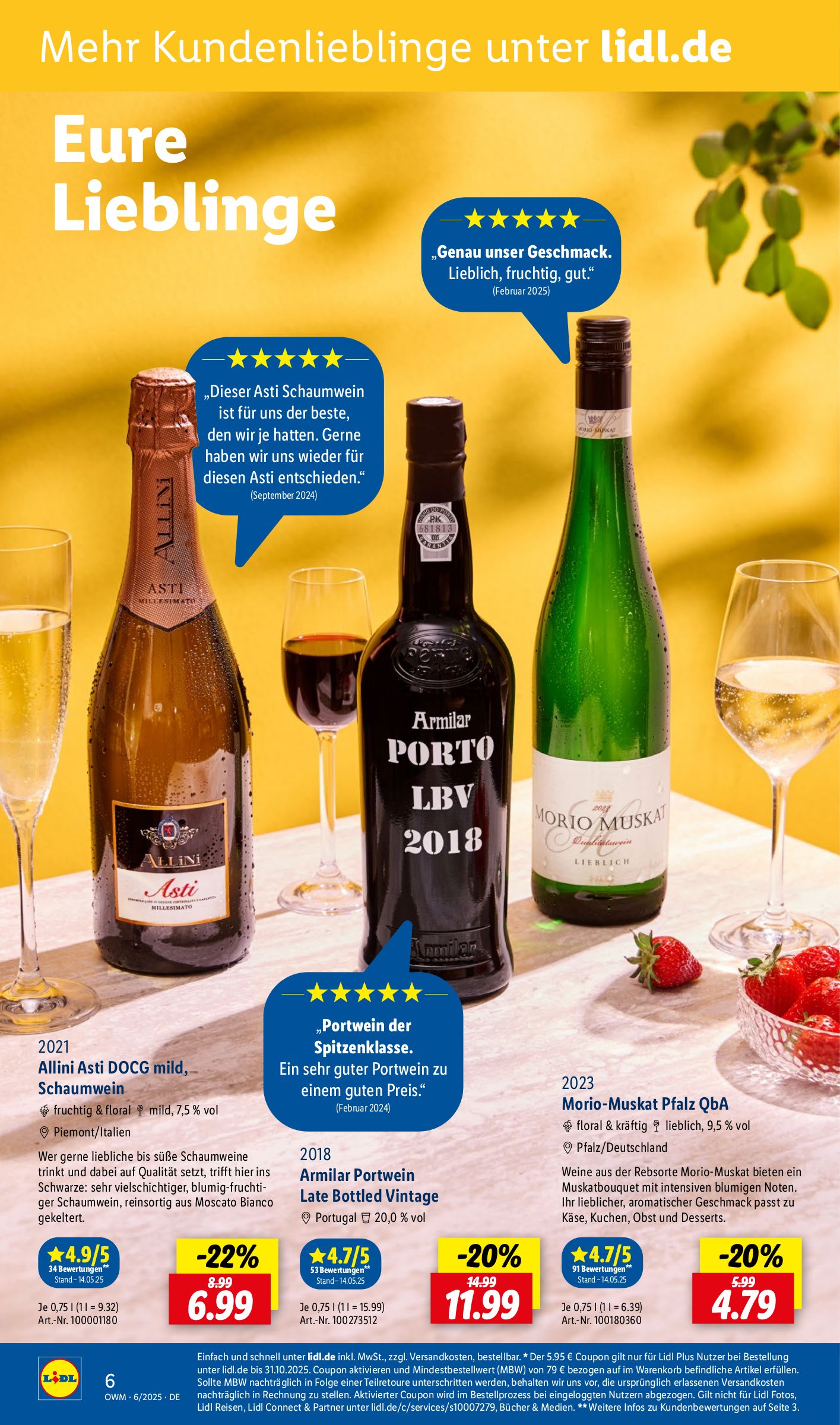 lidl - Lidl - Unsere Monats-Highlights-Prospekt gültig von 01.06. bis 30.06. - page: 6