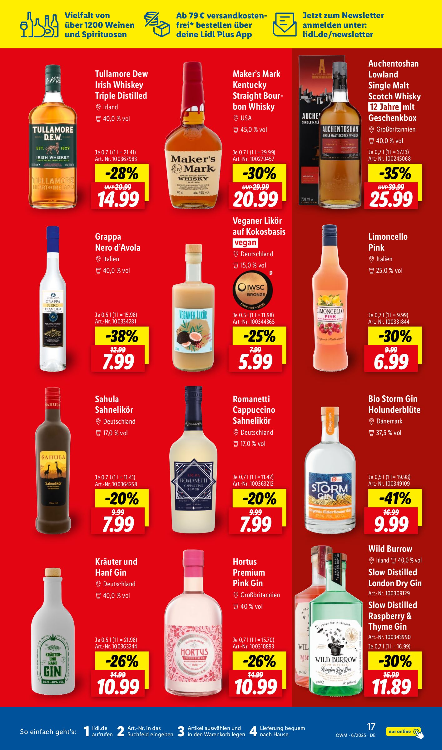 lidl - Lidl - Unsere Monats-Highlights-Prospekt gültig von 01.06. bis 30.06. - page: 17