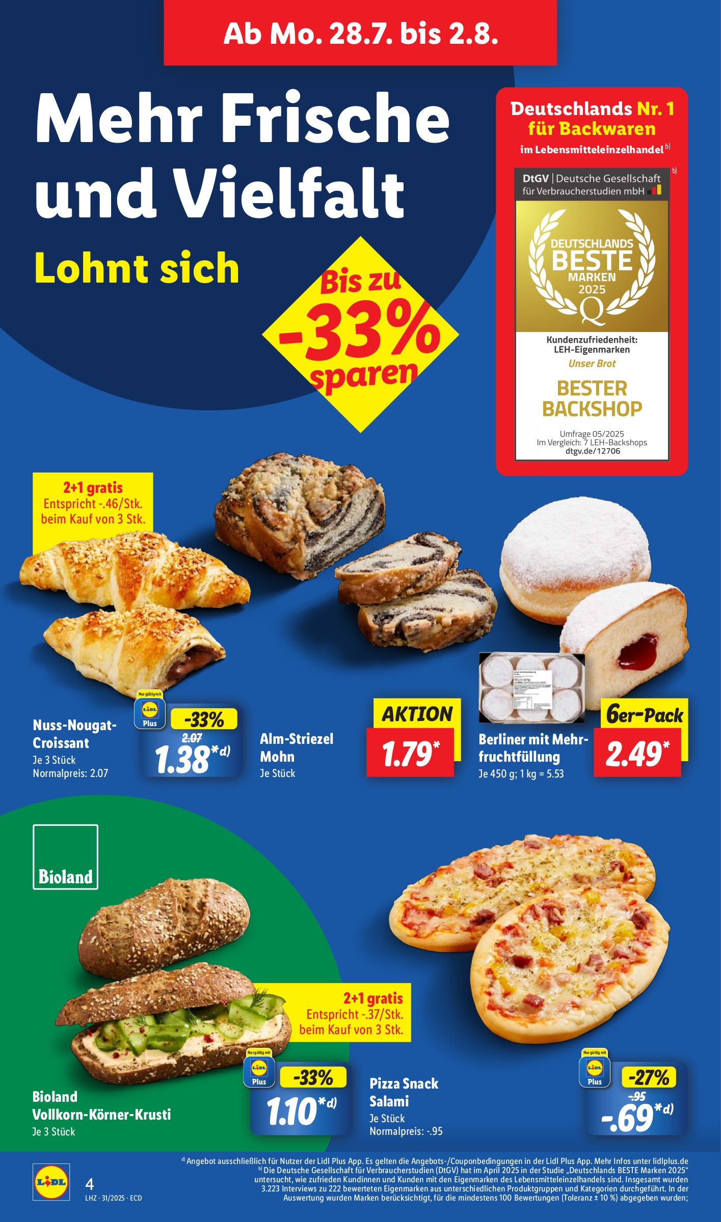 lidl - Lidl-Prospekt gültig vom 28.07. bis 02.08. - page: 4 lidl - Lidl-Prospekt gültig vom 28.07. bis 02.08. - page: 4