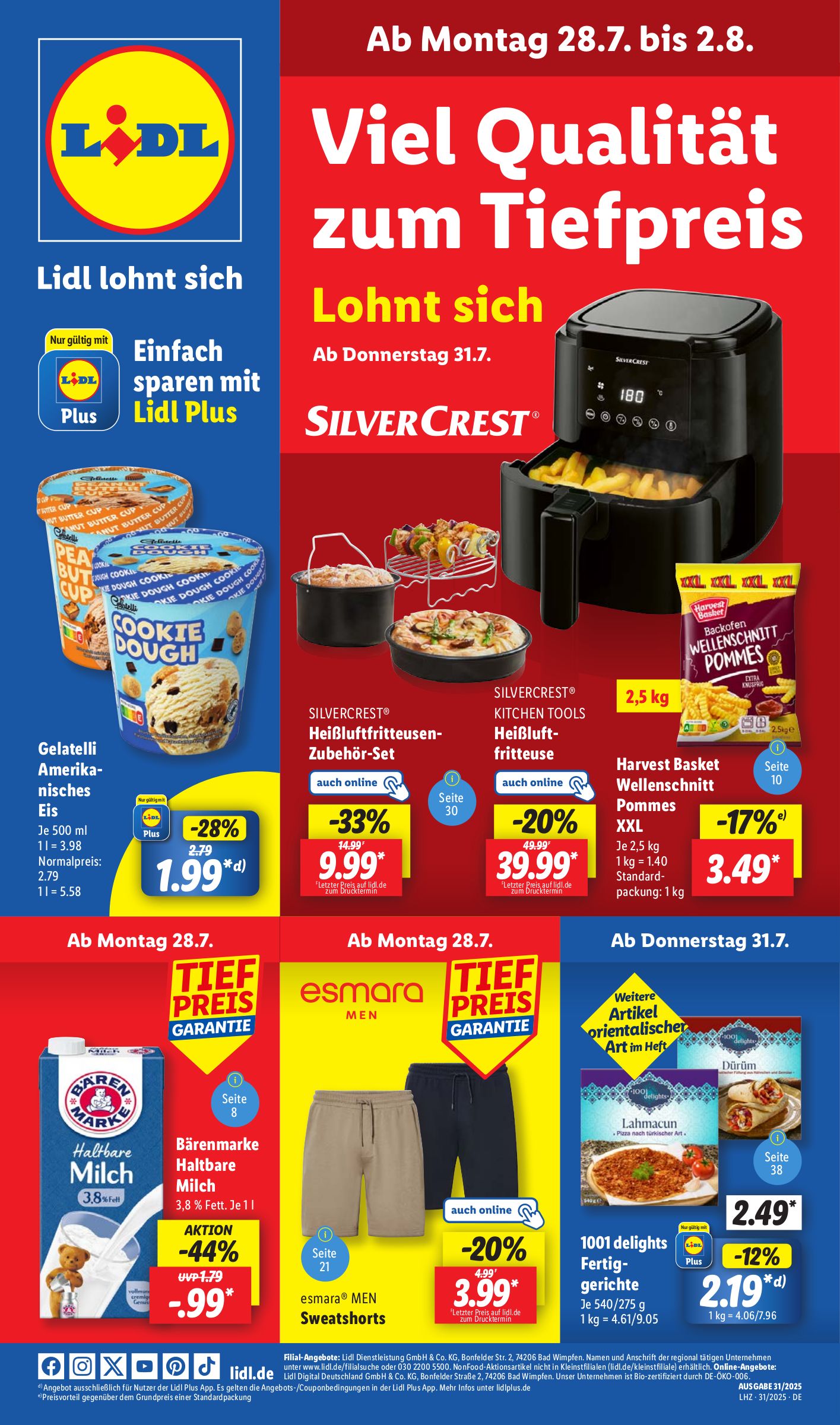 lidl - Lidl-Prospekt gültig vom 28.07. bis 02.08. - page: 1 lidl - Lidl-Prospekt gültig vom 28.07. bis 02.08. - page: 1