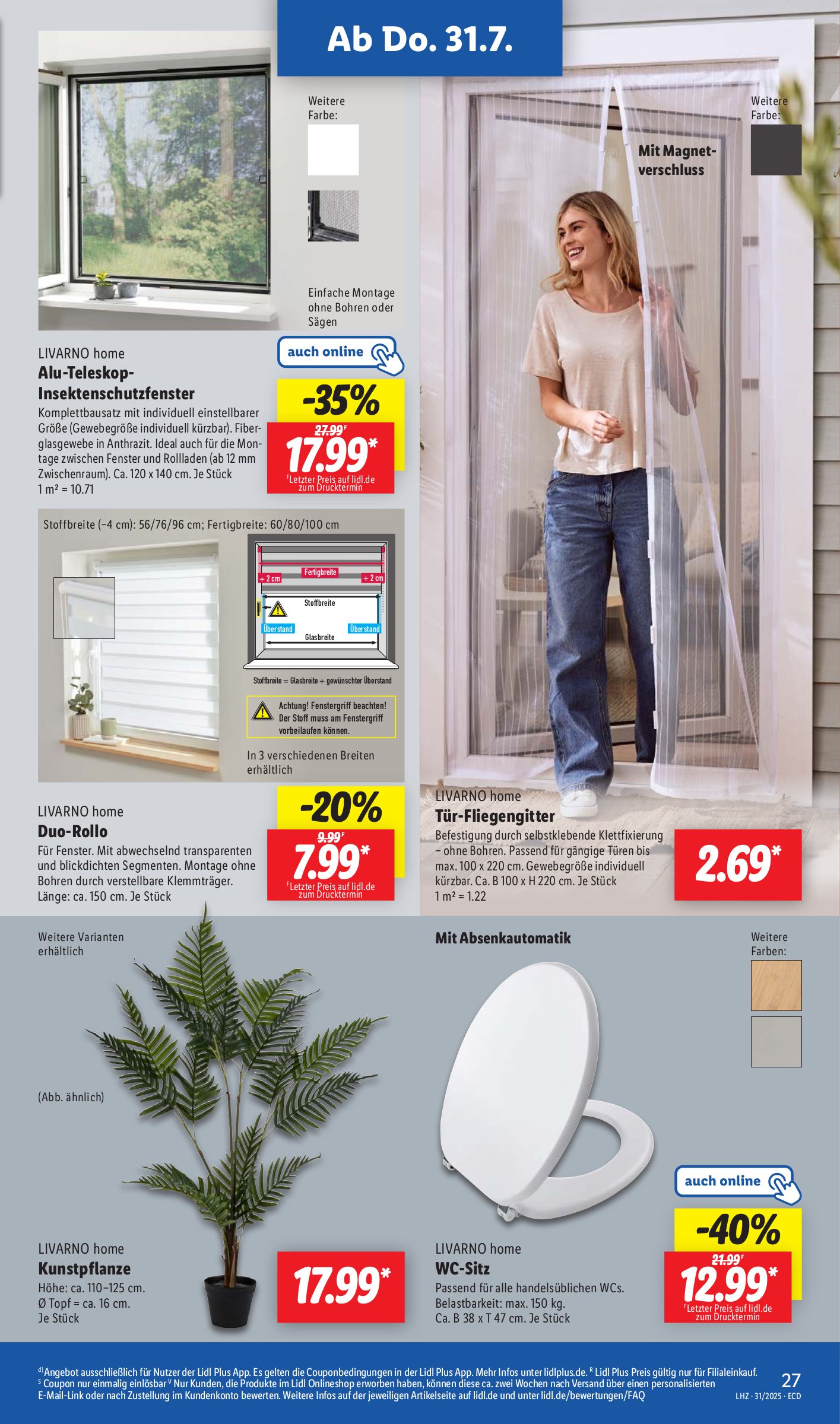 lidl - Lidl-Prospekt gültig vom 28.07. bis 02.08. - page: 33 lidl - Lidl-Prospekt gültig vom 28.07. bis 02.08. - page: 33