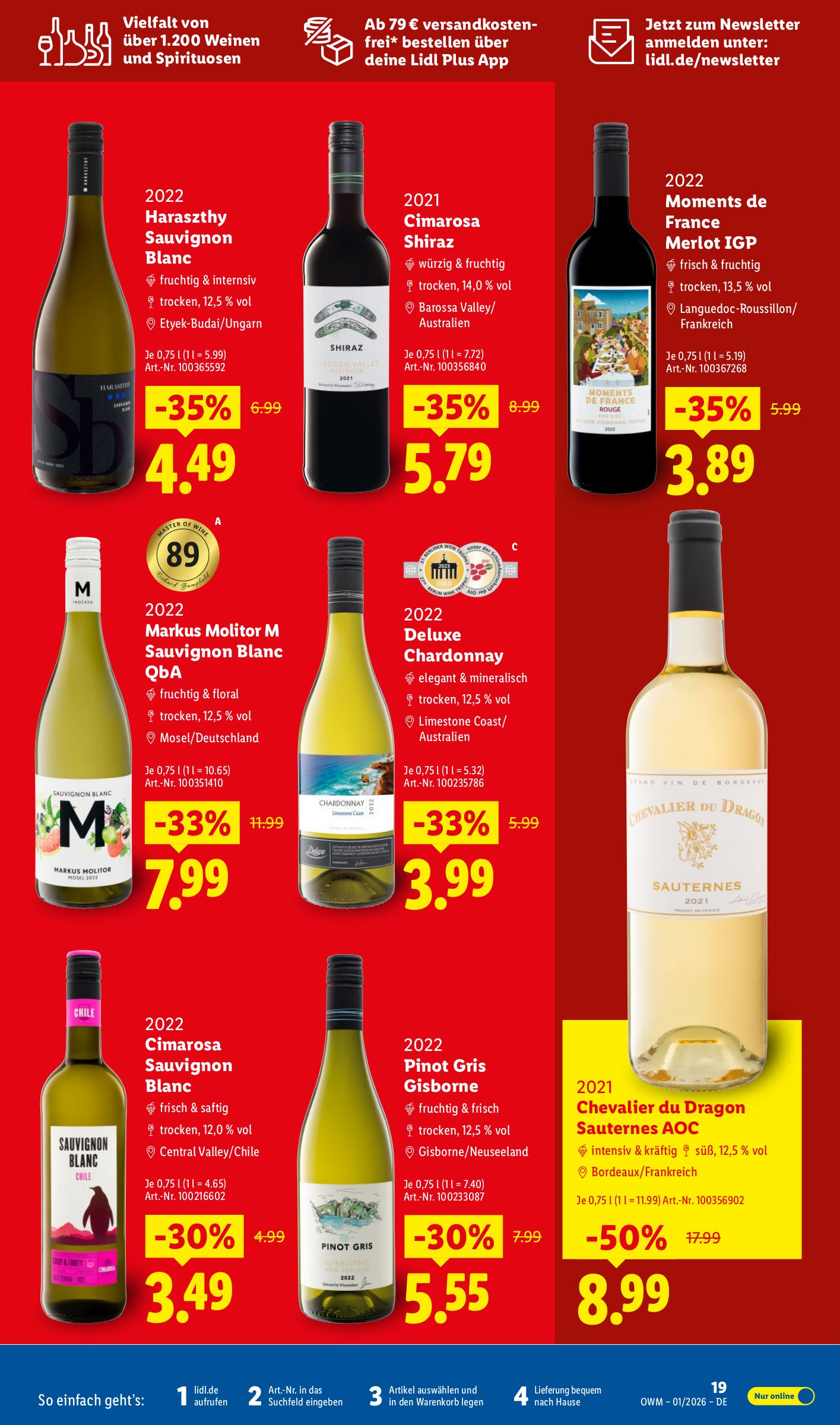 lidl - Lidl - Unsere Monats Highlights-Prospekt gültig vom 01.01. bis 31.01. - page: 19