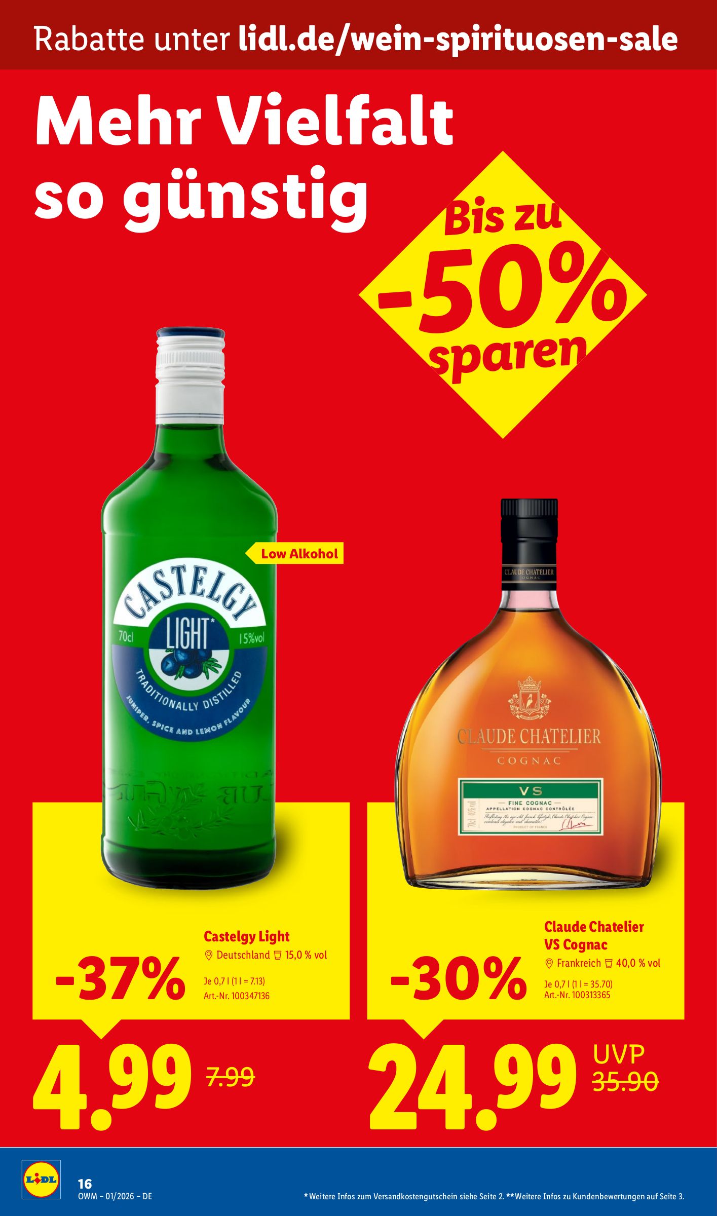 lidl - Lidl - Unsere Monats Highlights-Prospekt gültig vom 01.01. bis 31.01. - page: 16