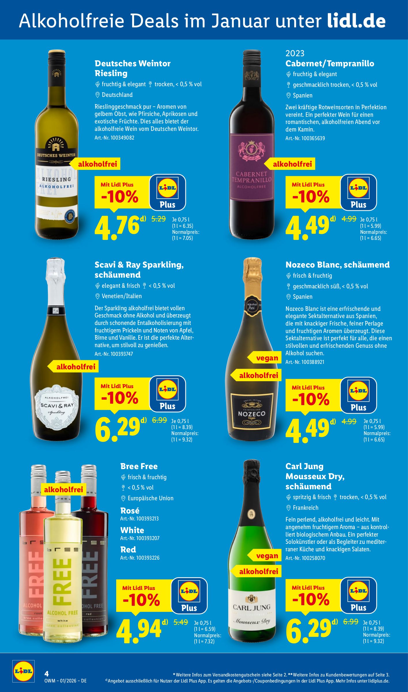 lidl - Lidl - Unsere Monats Highlights-Prospekt gültig vom 01.01. bis 31.01. - page: 4