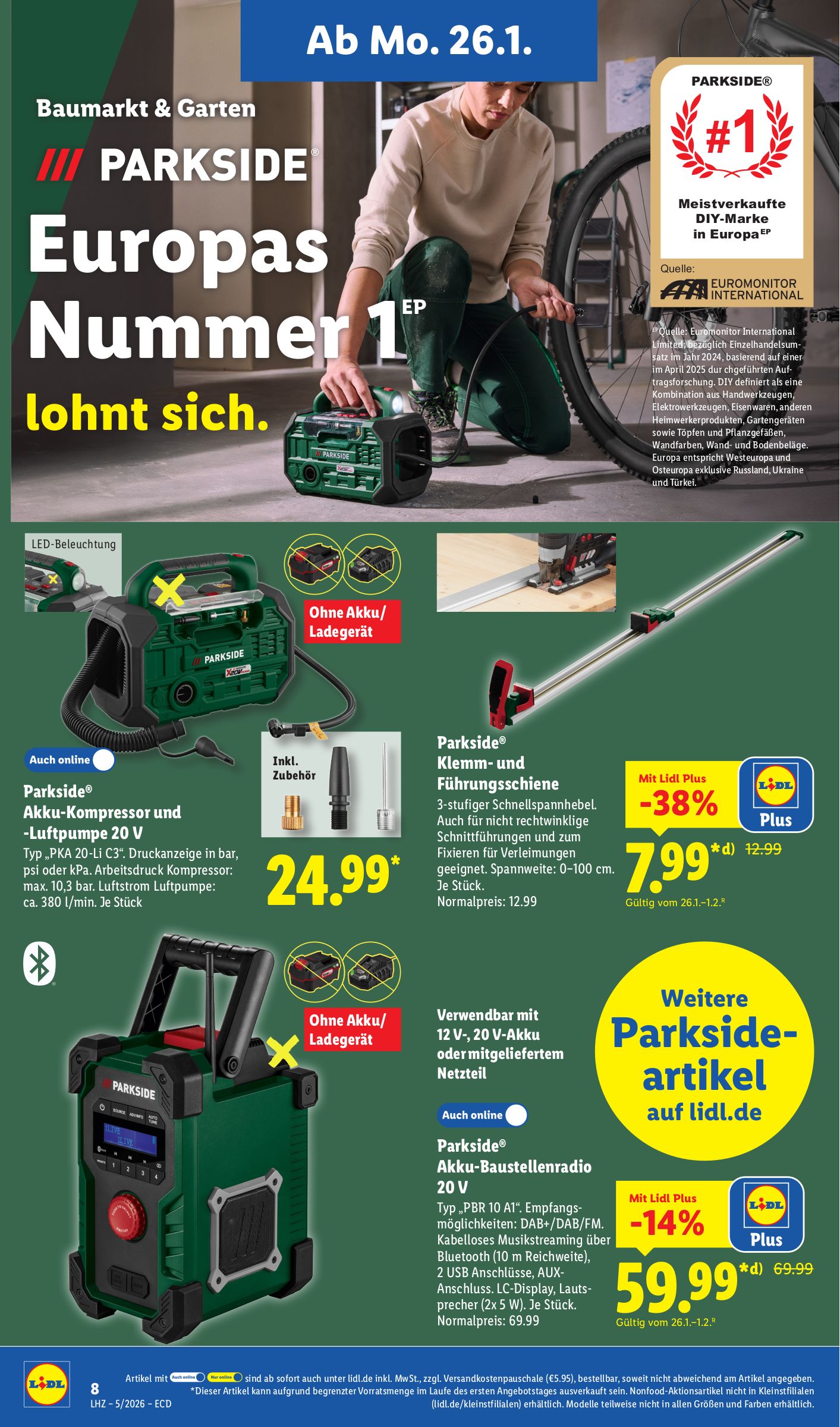 lidl - Lidl - Angebot der Woche-Prospekt gültig vom 26.01. bis 31.01. - page: 8