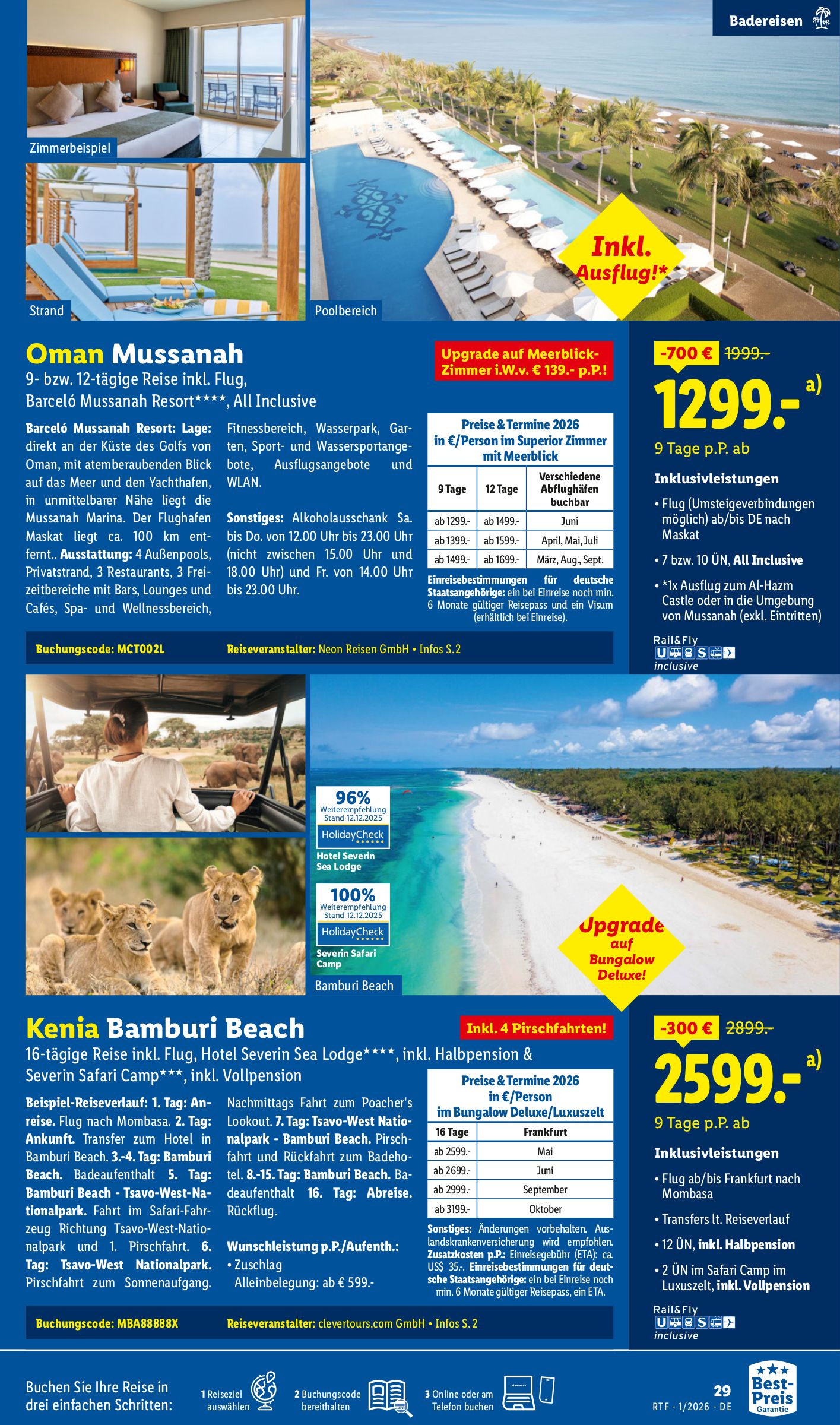 lidl - Lidl-reisen.de-Prospekt gültig vom 14.01. bis 01.02. - page: 29