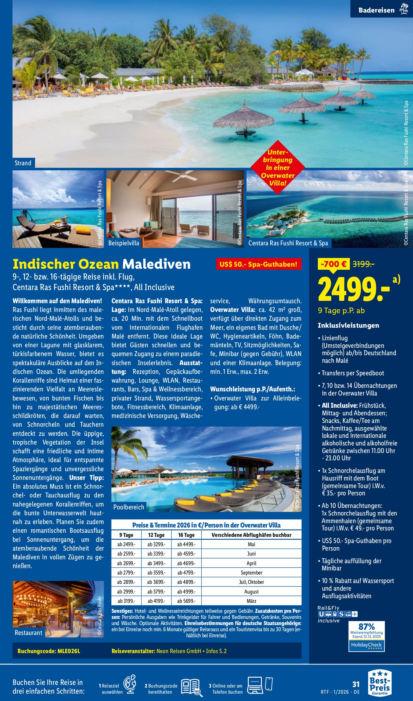 lidl - Lidl-reisen.de-Prospekt gültig vom 14.01. bis 01.02. - page: 31