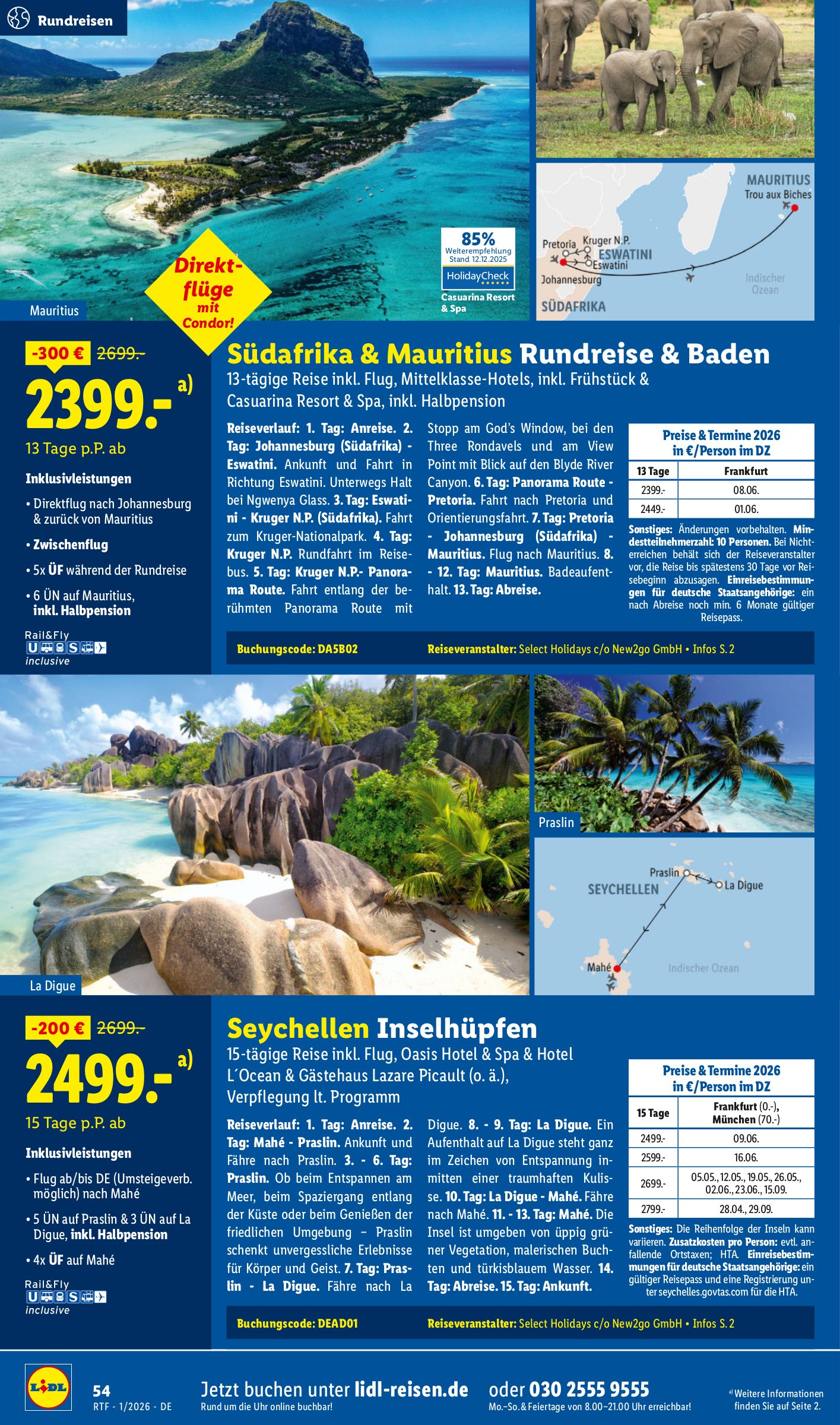 lidl - Lidl-reisen.de-Prospekt gültig vom 14.01. bis 01.02. - page: 54