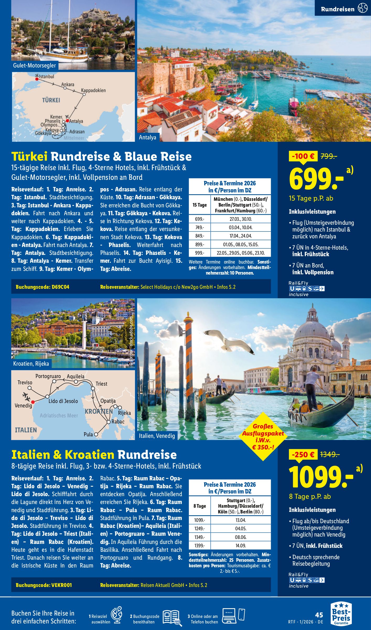 lidl - Lidl-reisen.de-Prospekt gültig vom 14.01. bis 01.02. - page: 45