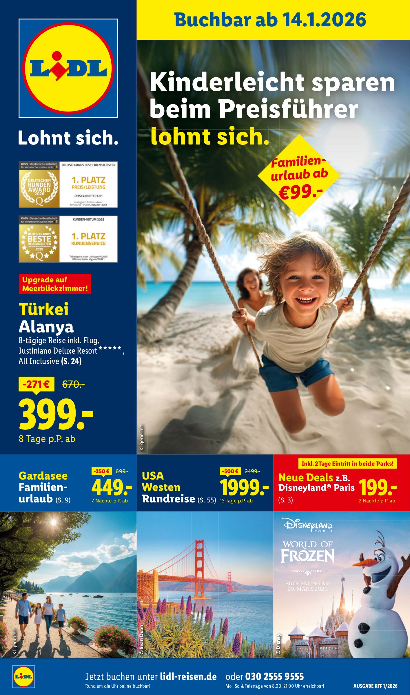 lidl - Lidl-reisen.de-Prospekt gültig vom 14.01. bis 01.02.