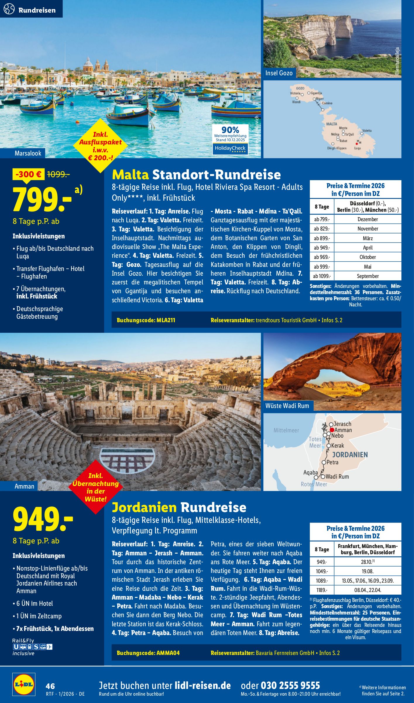 lidl - Lidl-reisen.de-Prospekt gültig vom 14.01. bis 01.02. - page: 46
