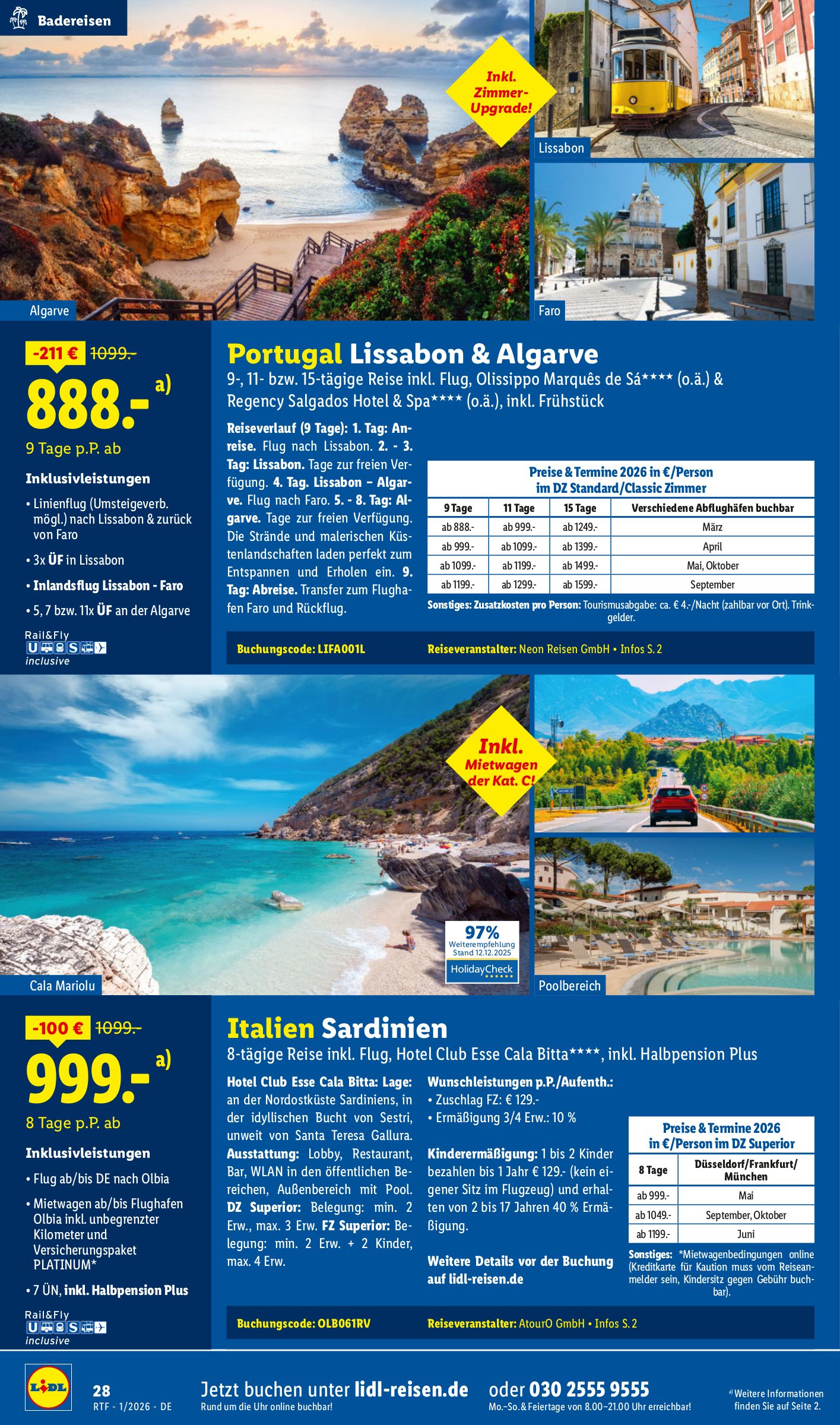 lidl - Lidl-reisen.de-Prospekt gültig vom 14.01. bis 01.02. - page: 28