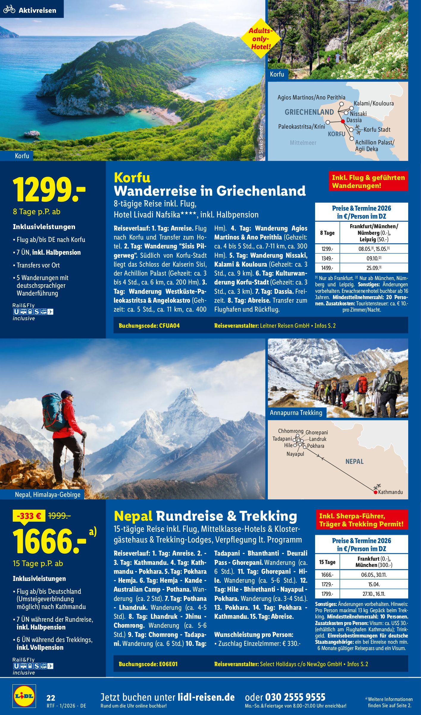 lidl - Lidl-reisen.de-Prospekt gültig vom 14.01. bis 01.02. - page: 22