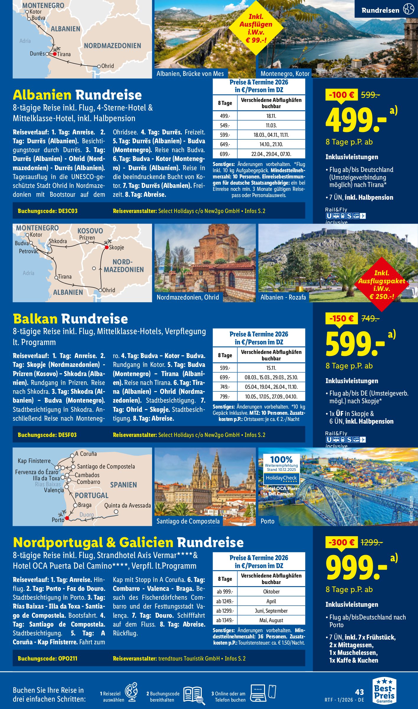 lidl - Lidl-reisen.de-Prospekt gültig vom 14.01. bis 01.02. - page: 43