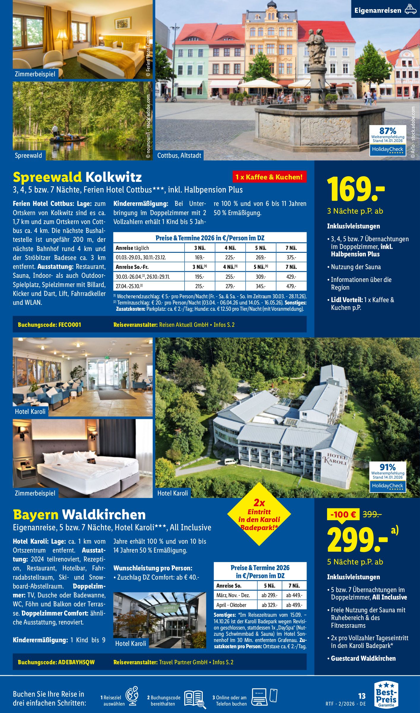 lidl - Lidl - Reisen-Prospekt gültig vom 14.02.2026 bis 15.03.2026 - page: 13