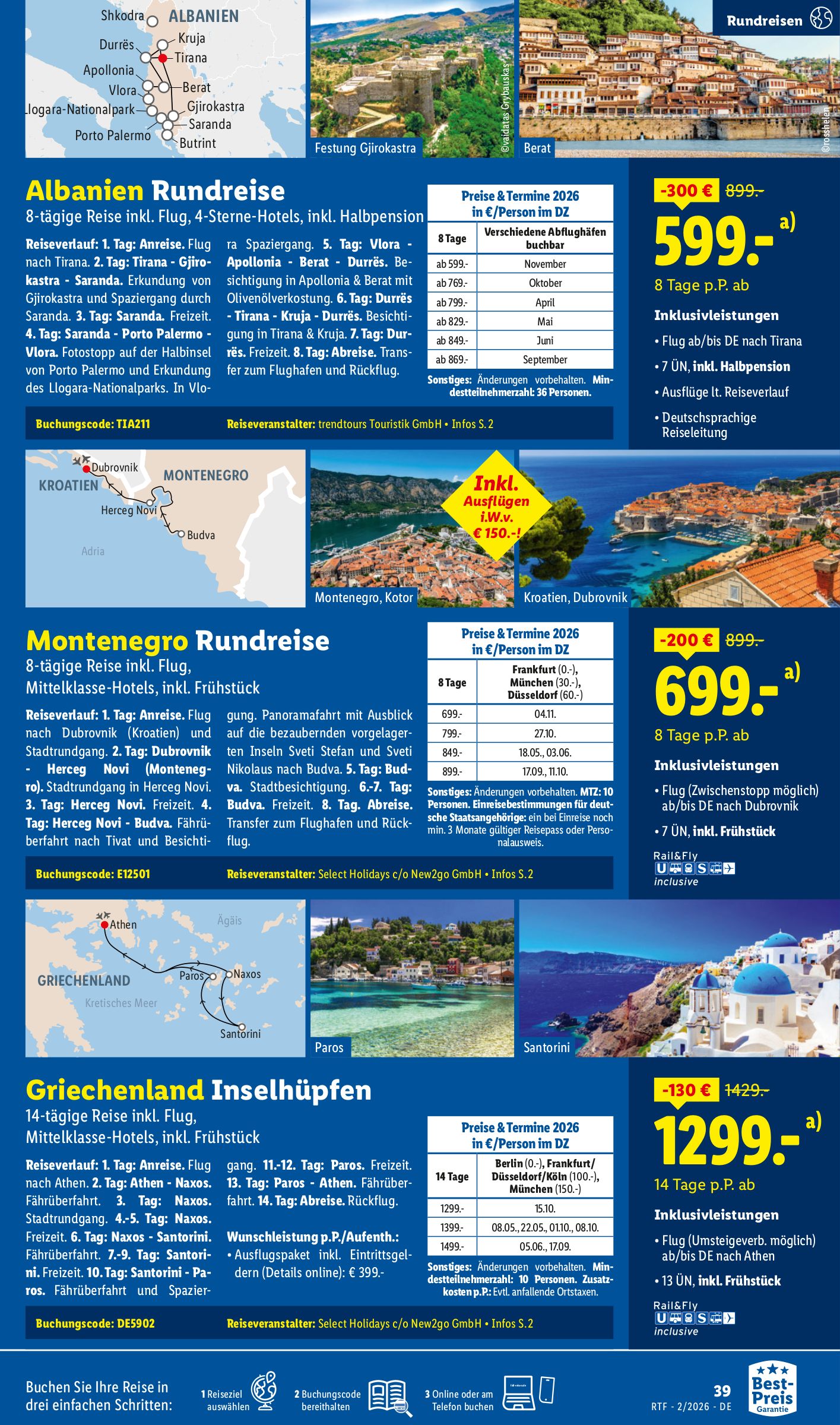 lidl - Lidl - Reisen-Prospekt gültig vom 14.02.2026 bis 15.03.2026 - page: 39