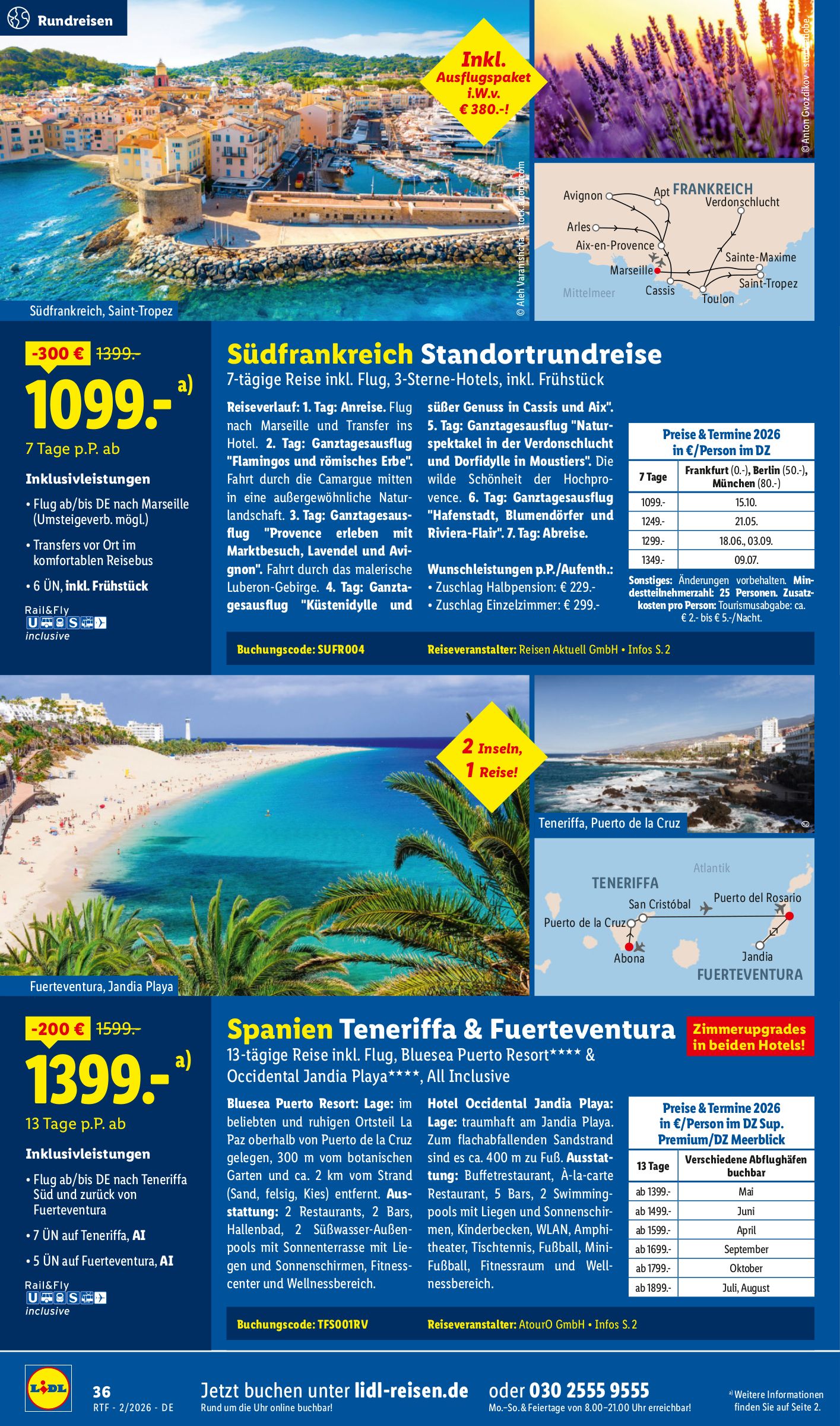 lidl - Lidl - Reisen-Prospekt gültig vom 14.02.2026 bis 15.03.2026 - page: 36