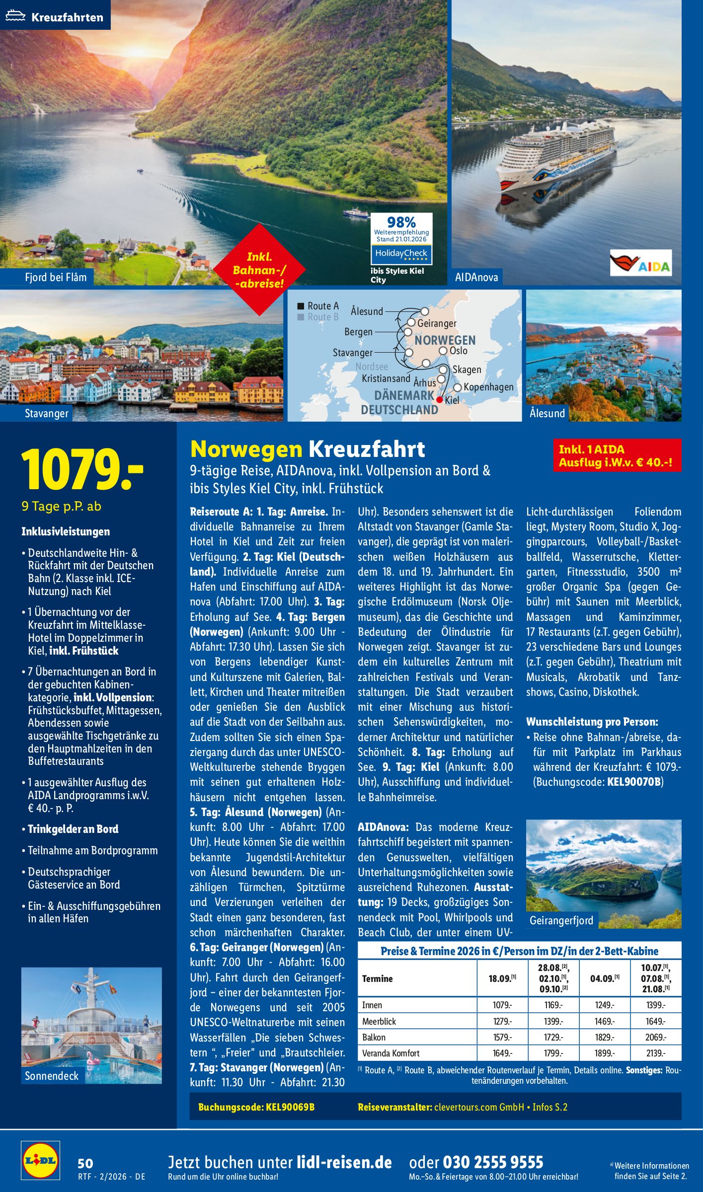 lidl - Lidl - Reisen-Prospekt gültig vom 14.02.2026 bis 15.03.2026 - page: 50