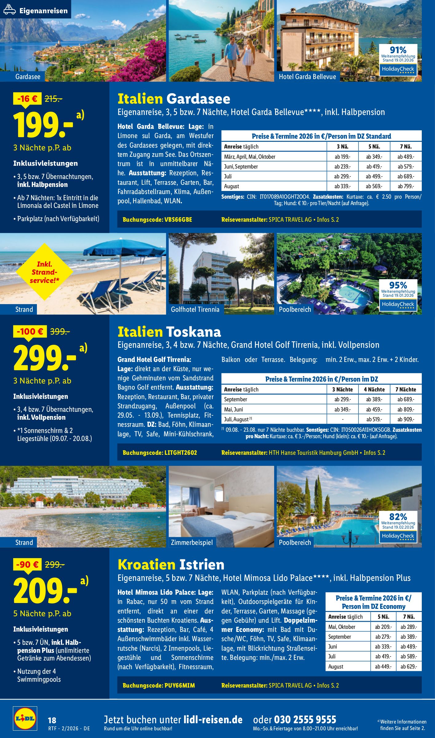 lidl - Lidl - Reisen-Prospekt gültig vom 14.02.2026 bis 15.03.2026 - page: 18