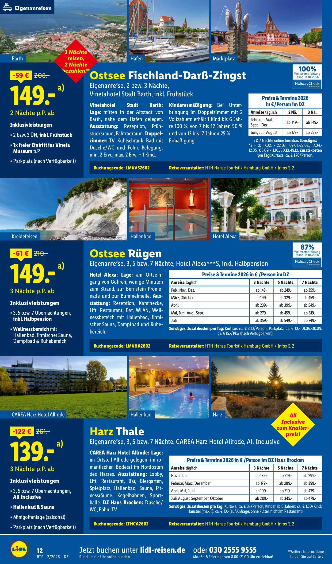 lidl - Lidl - Reisen-Prospekt gültig vom 14.02.2026 bis 15.03.2026 - page: 12