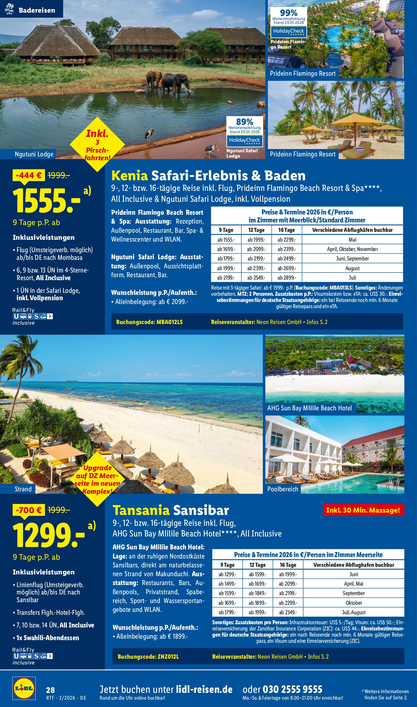 lidl - Lidl - Reisen-Prospekt gültig vom 14.02.2026 bis 15.03.2026 - page: 28