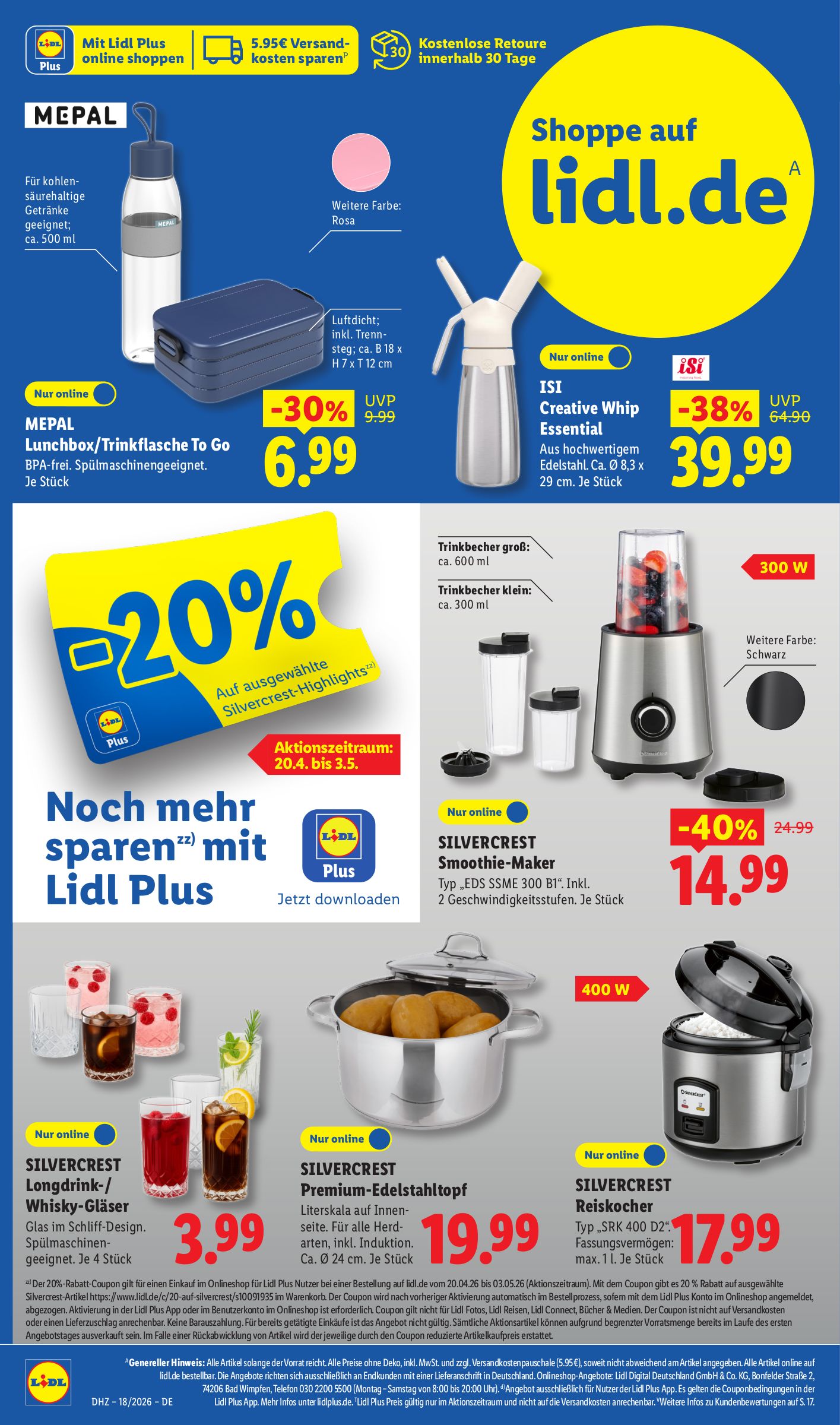 lidl - Lidl - Angebot der Woche Prospekt nächste Woche – von Montag 27.04.2026 bis Samstag 02.05.2026 - page: 10