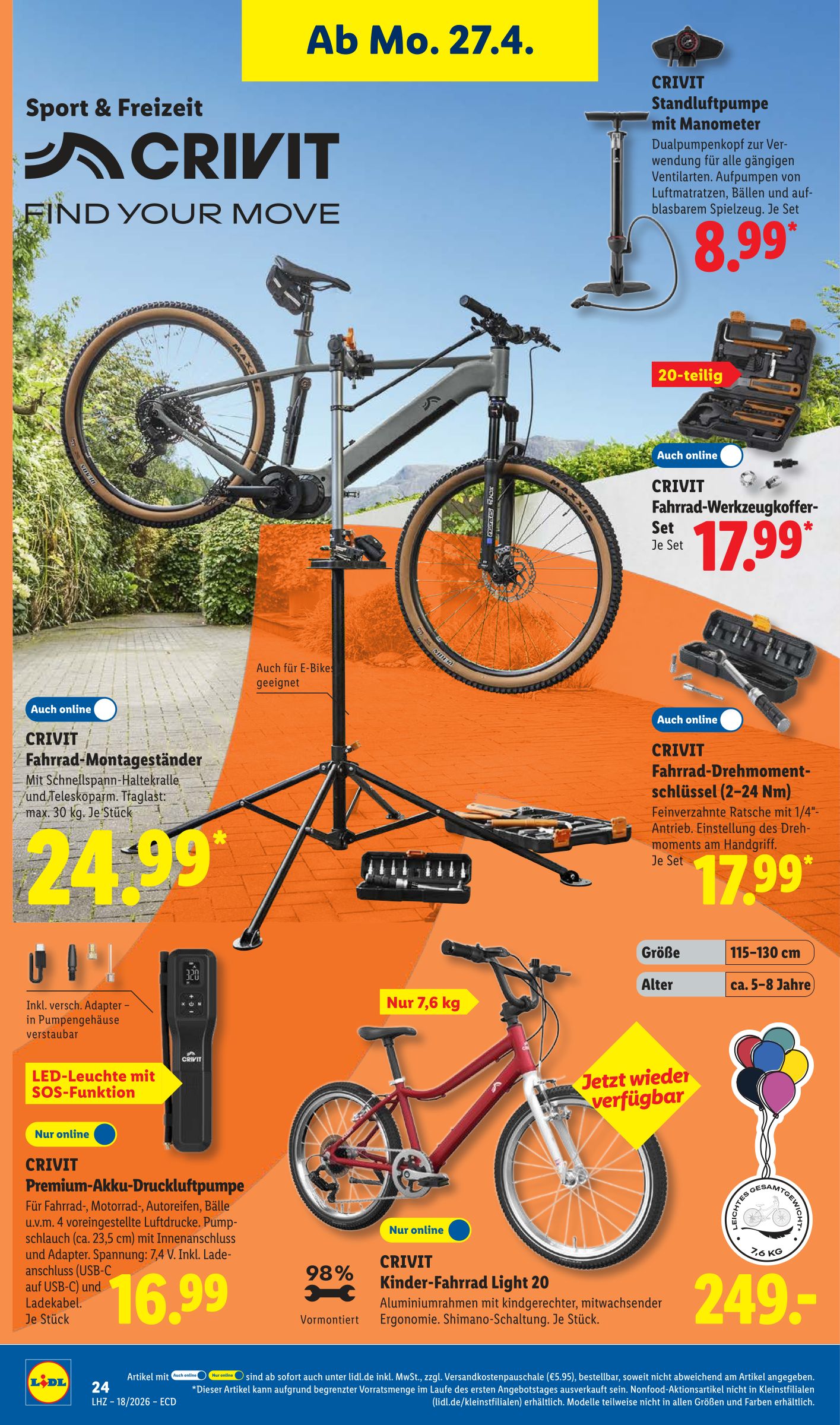 lidl - Lidl Prospekt nächste Woche – von Montag 27.04.2026 bis Samstag 02.05.2026 - page: 44