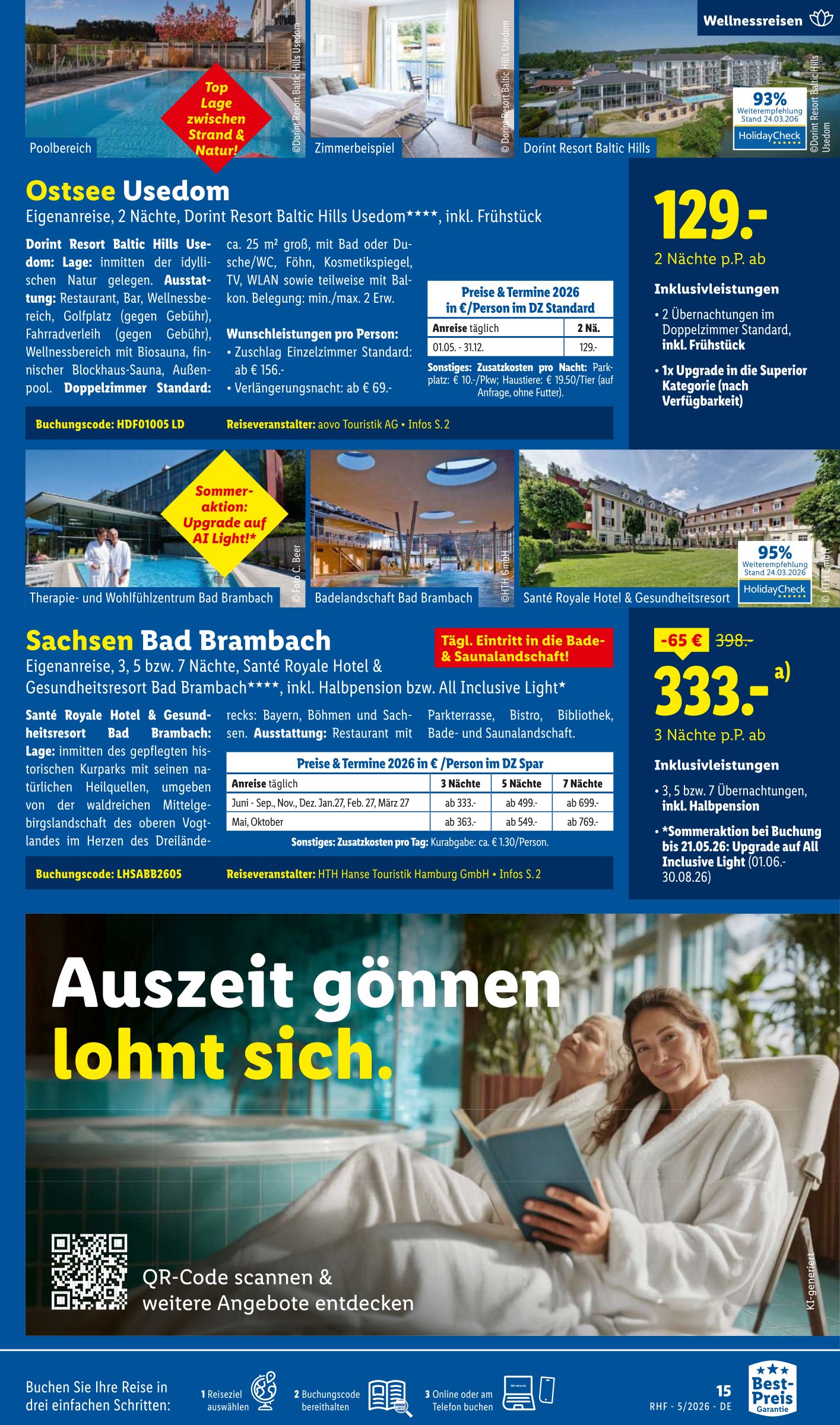 lidl - Lidl - Reisen Prospekt – von Mittwoch 29.04.2026 bis Sonntag 31.05.2026 - page: 15