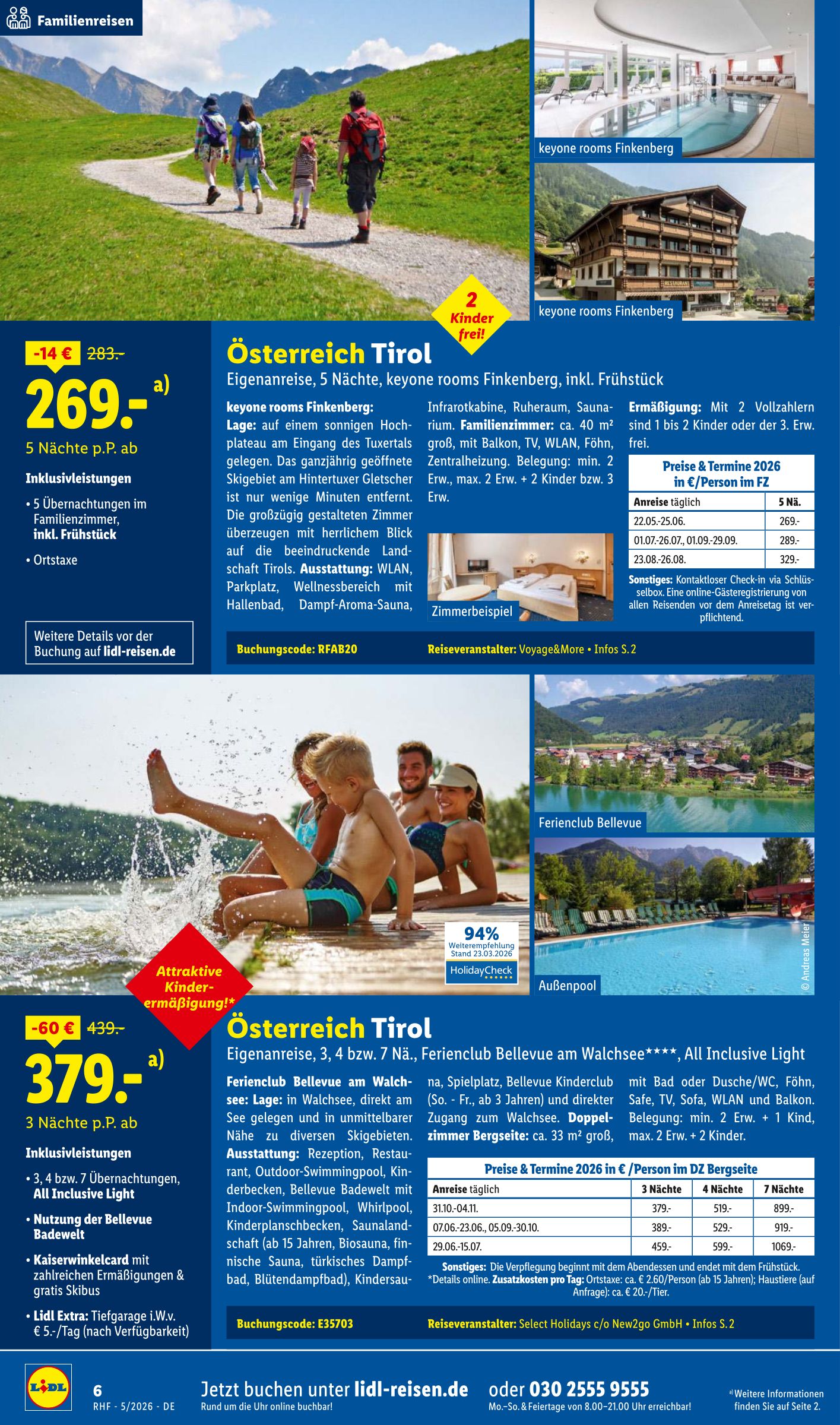 lidl - Lidl - Reisen Prospekt – von Mittwoch 29.04.2026 bis Sonntag 31.05.2026 - page: 6