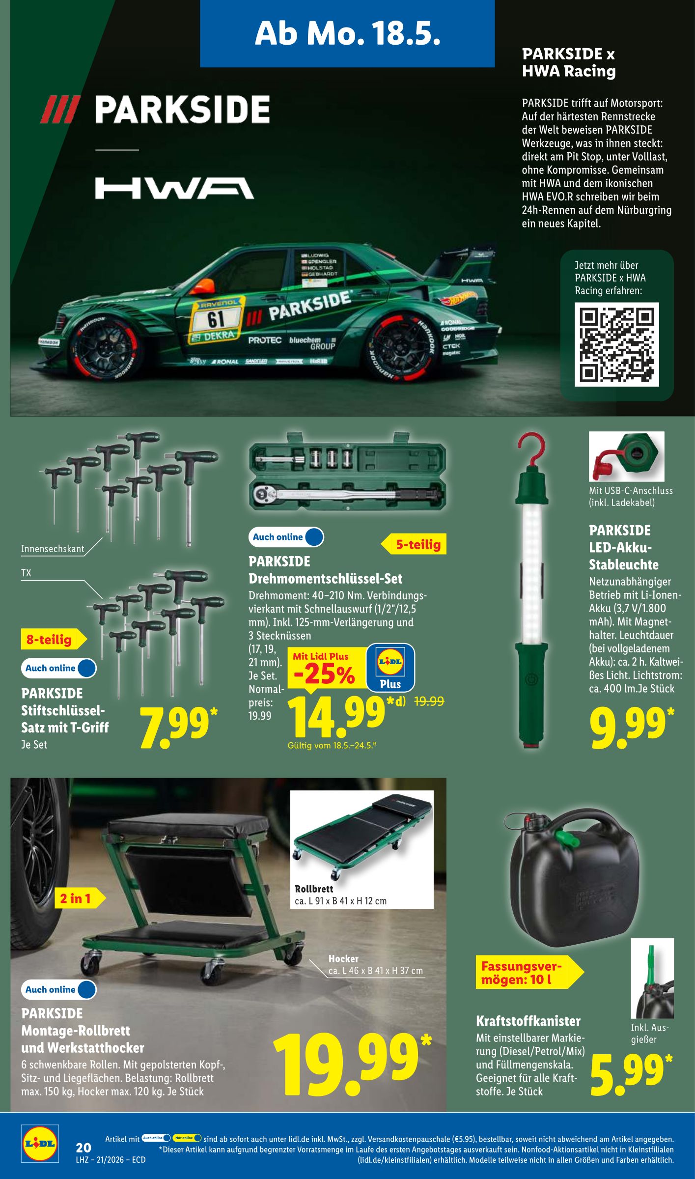 lidl - Lidl - Angebot der Woche Prospekt nächste Woche – von Montag 18.05.2026 bis Samstag 23.05.2026 - page: 18
