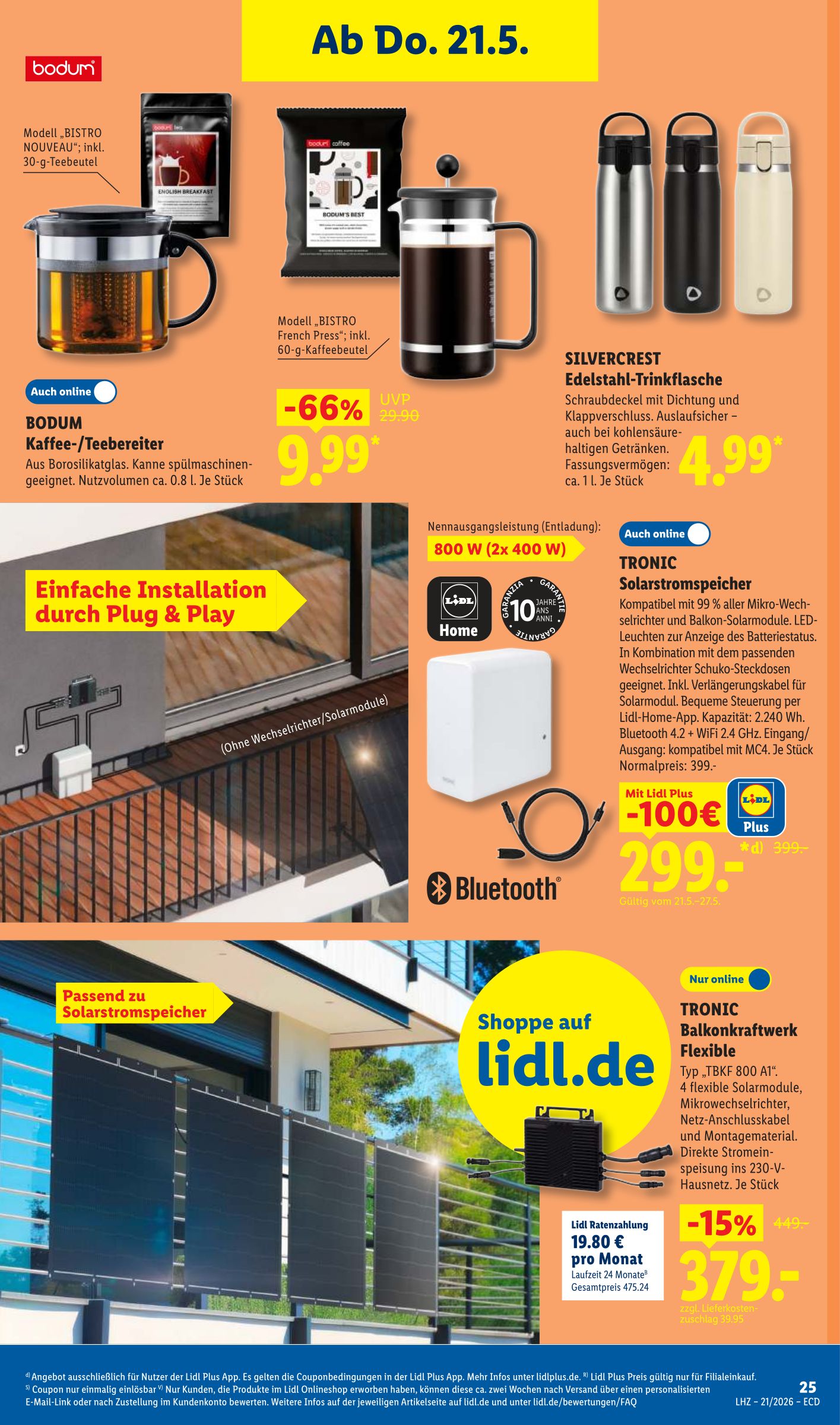 lidl - Lidl - Angebot der Woche Prospekt nächste Woche – von Montag 18.05.2026 bis Samstag 23.05.2026 - page: 25