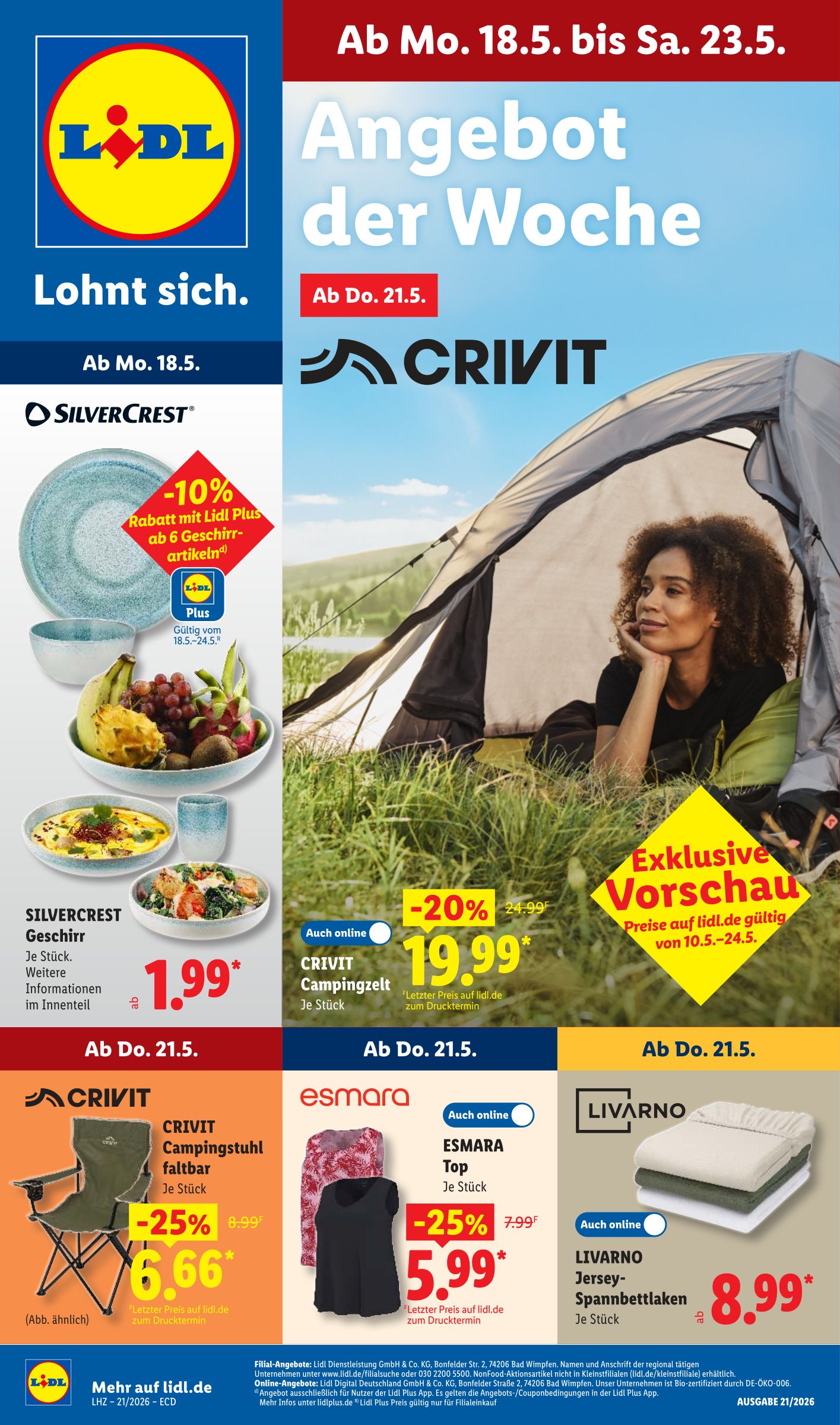 lidl - Lidl - Angebot der Woche Prospekt nächste Woche – von Montag 18.05.2026 bis Samstag 23.05.2026