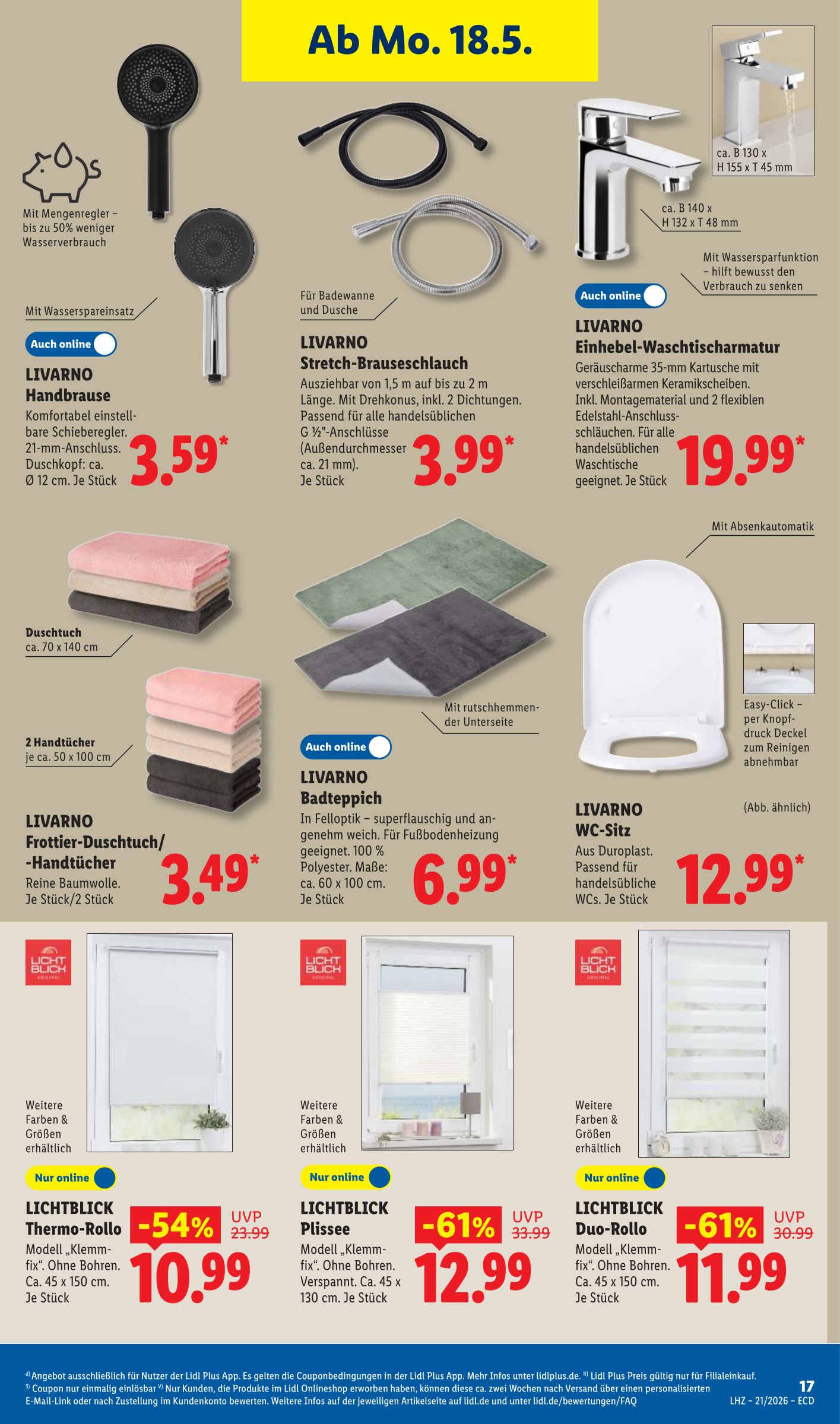 lidl - Lidl - Angebot der Woche Prospekt nächste Woche – von Montag 18.05.2026 bis Samstag 23.05.2026 - page: 15