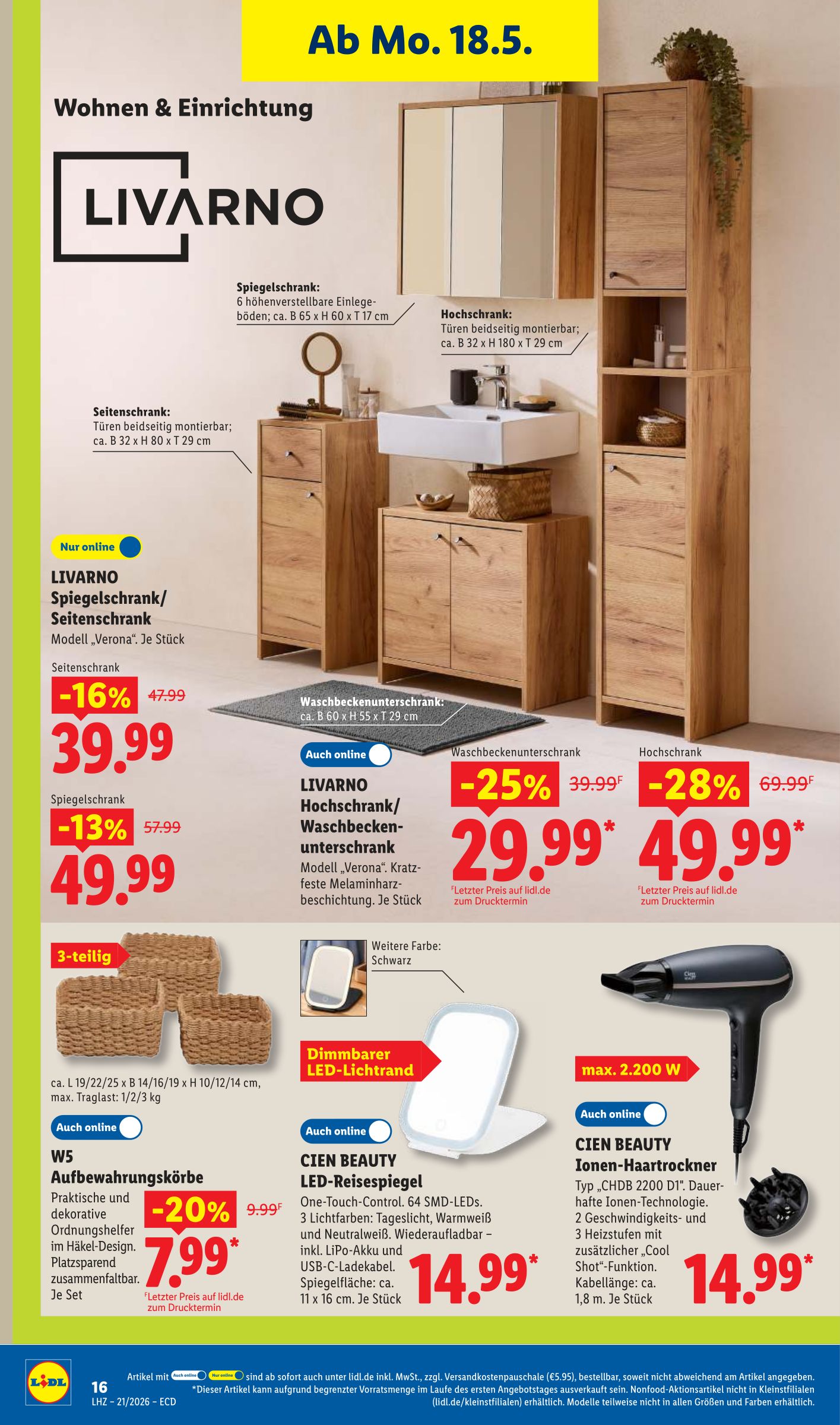 lidl - Lidl - Angebot der Woche Prospekt nächste Woche – von Montag 18.05.2026 bis Samstag 23.05.2026 - page: 14