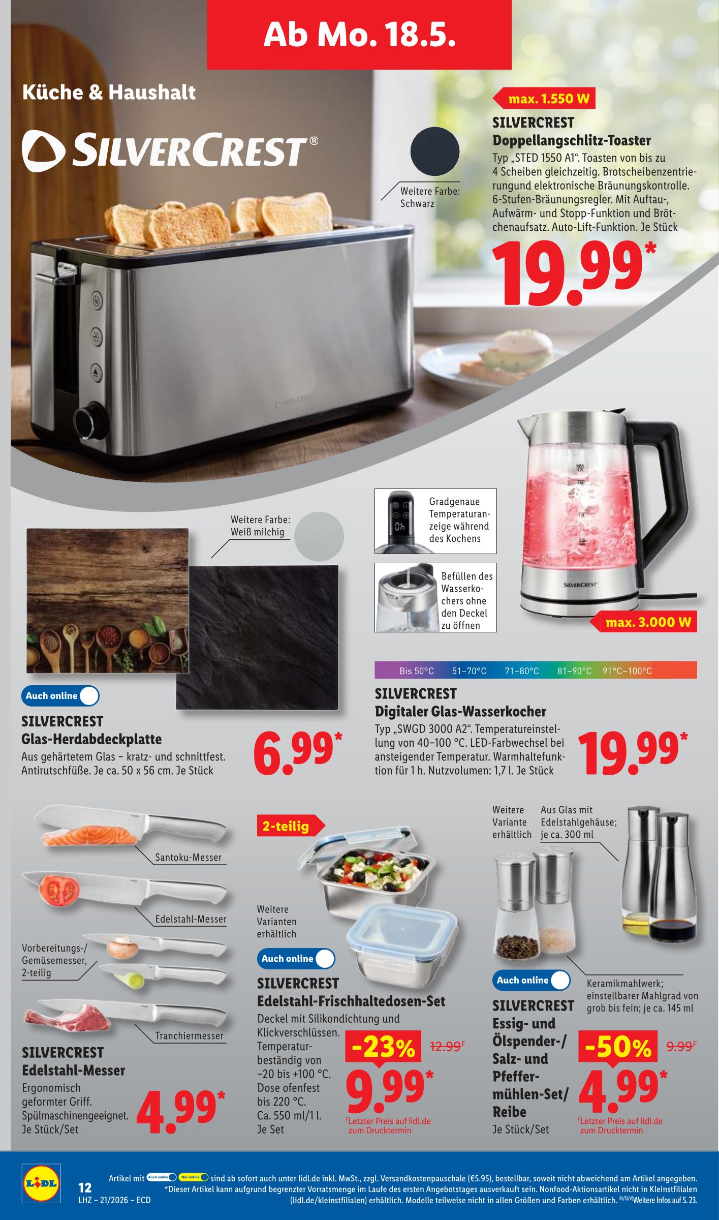 lidl - Lidl - Angebot der Woche Prospekt nächste Woche – von Montag 18.05.2026 bis Samstag 23.05.2026 - page: 8