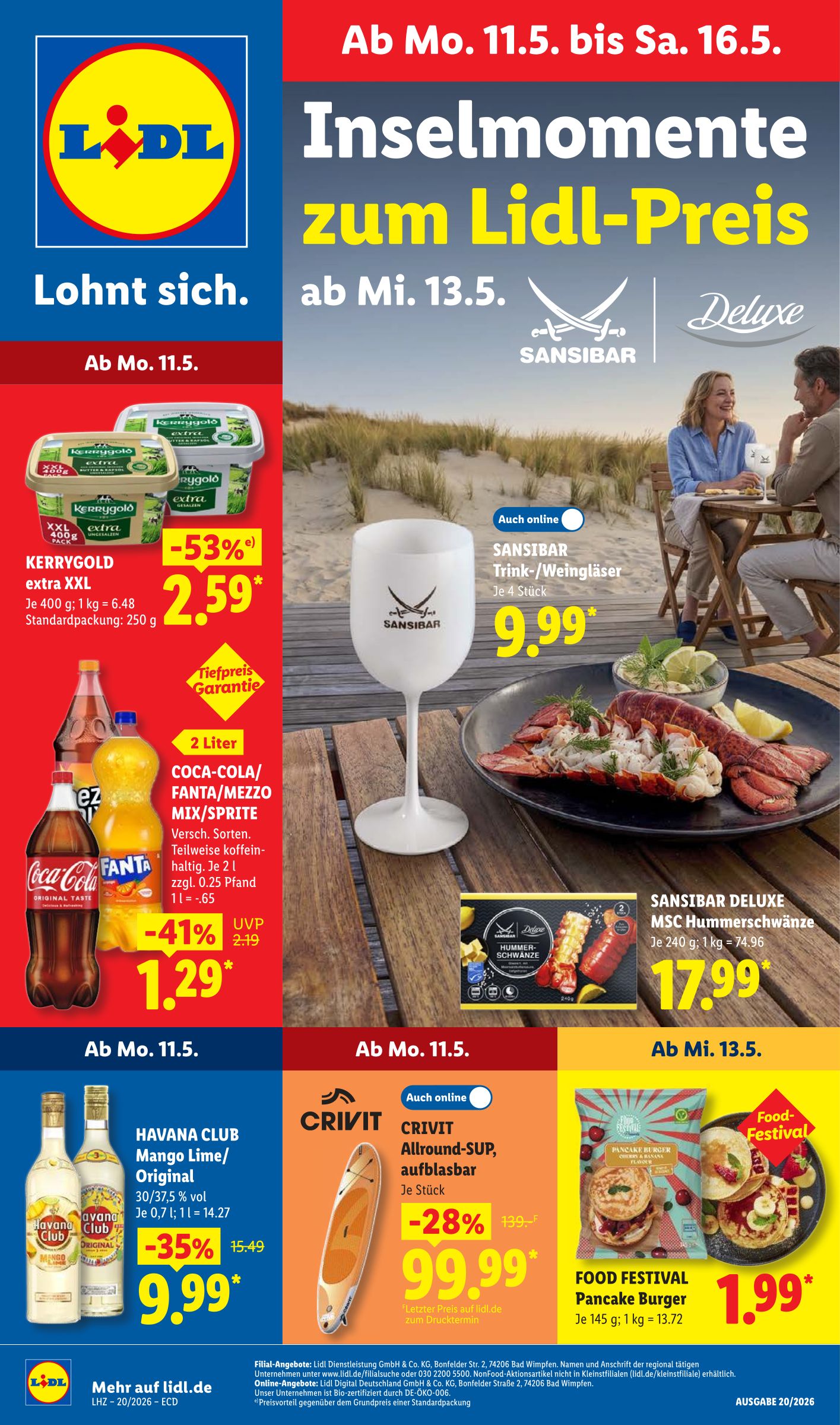lidl - Lidl Prospekt nächste Woche – von Montag 11.05.2026 bis Samstag 16.05.2026 - page: 1