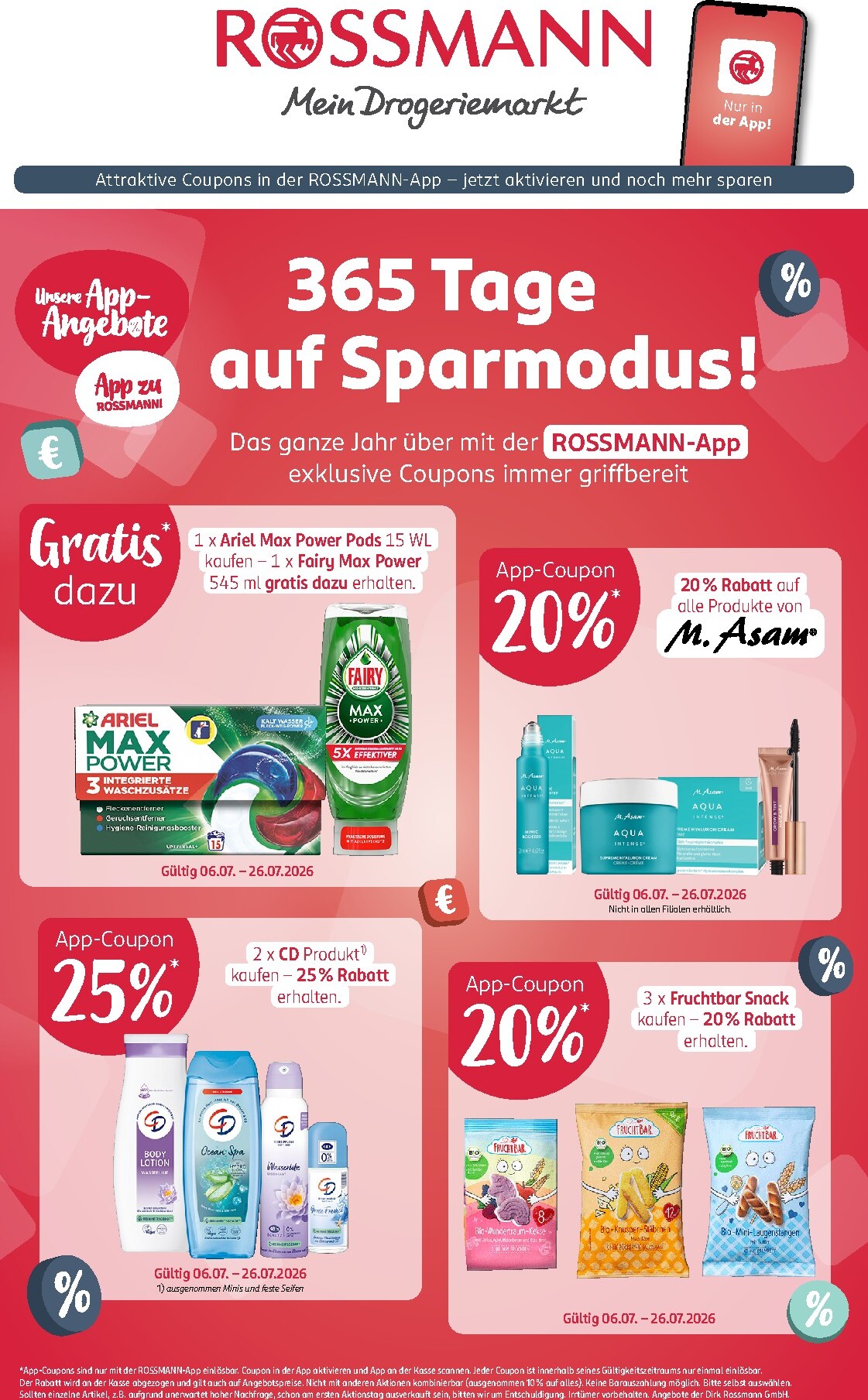 rossmann - ROSSMANN Prospekt nächste Woche – von Montag 06.07.2026 bis Sonntag 26.07.2026