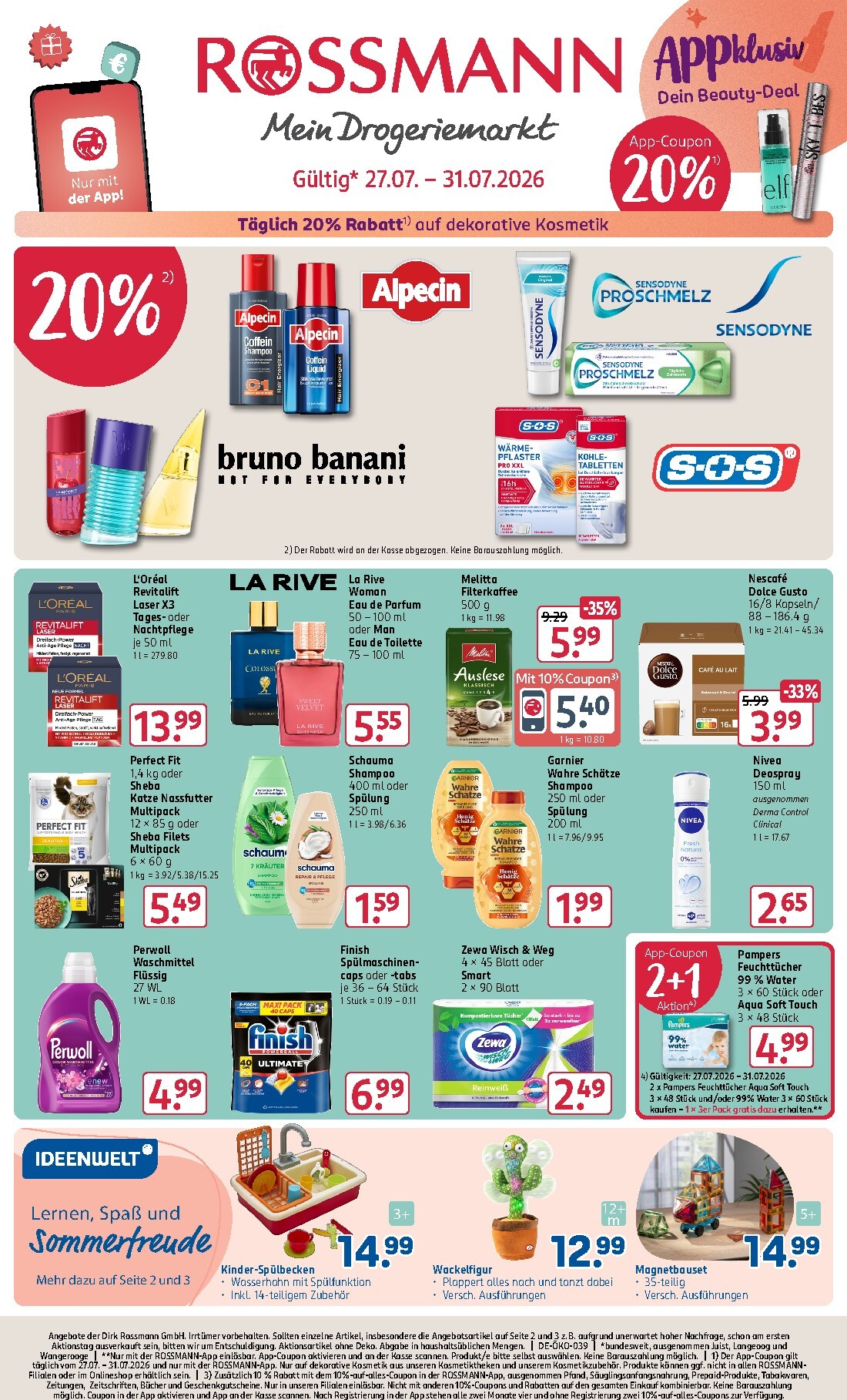rossmann - ROSSMANN Prospekt nächste Woche – von Montag 27.07.2026 bis Freitag 31.07.2026