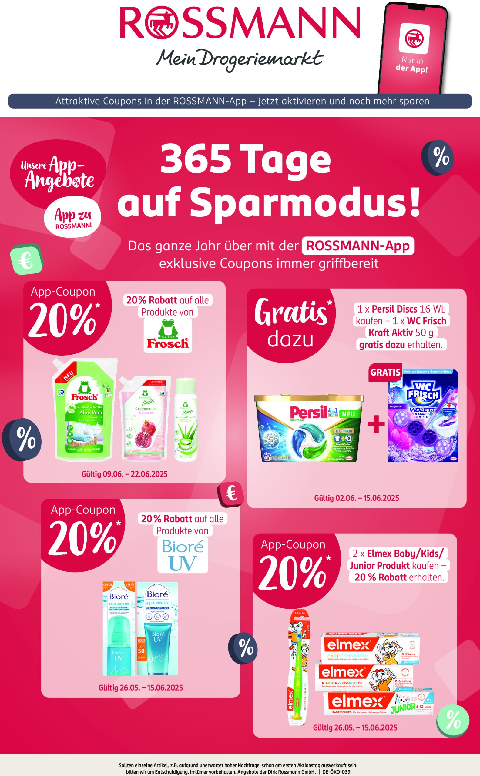 rossmann - ROSSMANN - App-Coupon-Prospekt gültig vom 09.06. bis 22.06.