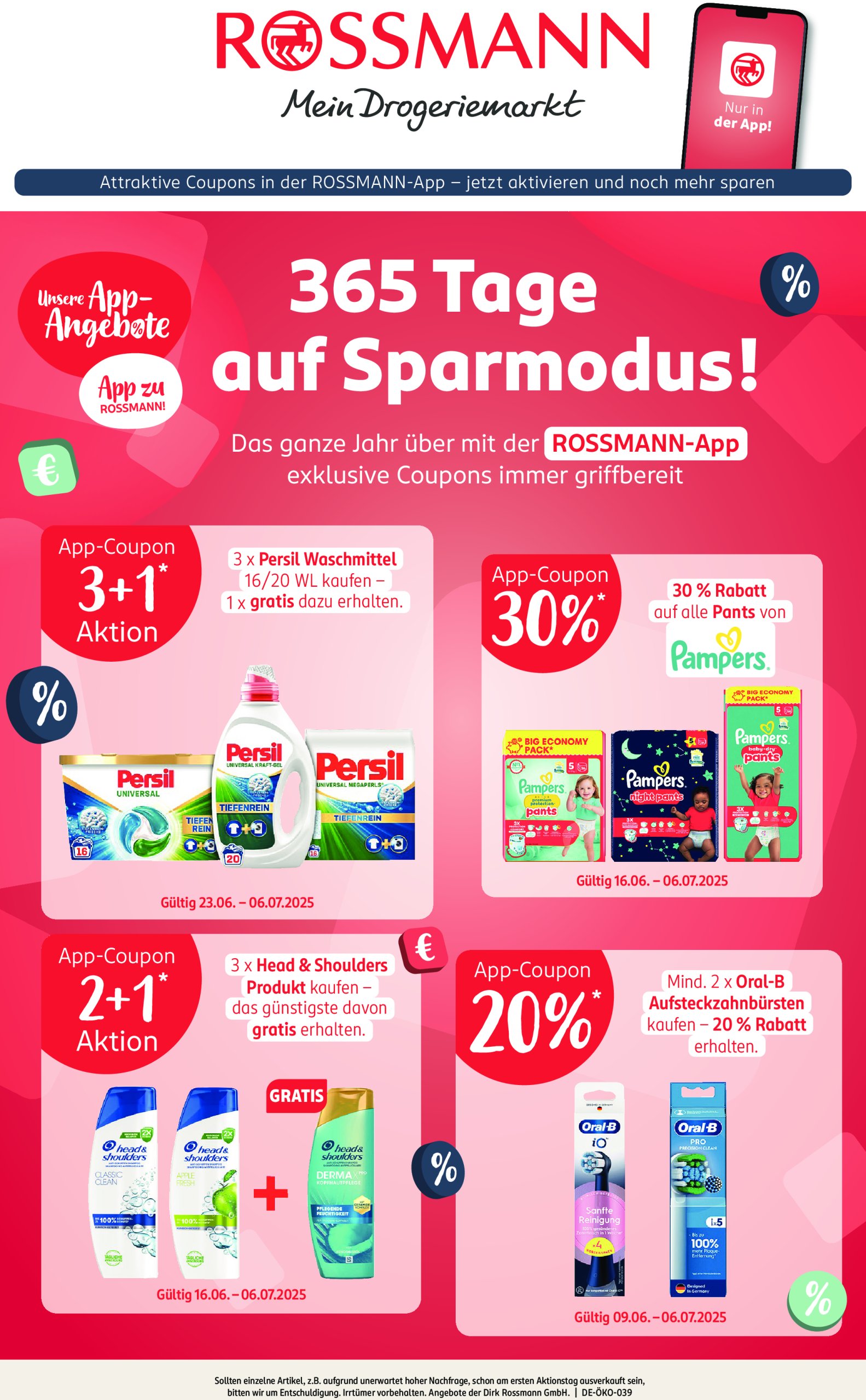 rossmann - ROSSMANN - App-Coupon-Prospekt gültig vom 16.06. bis 06.07.