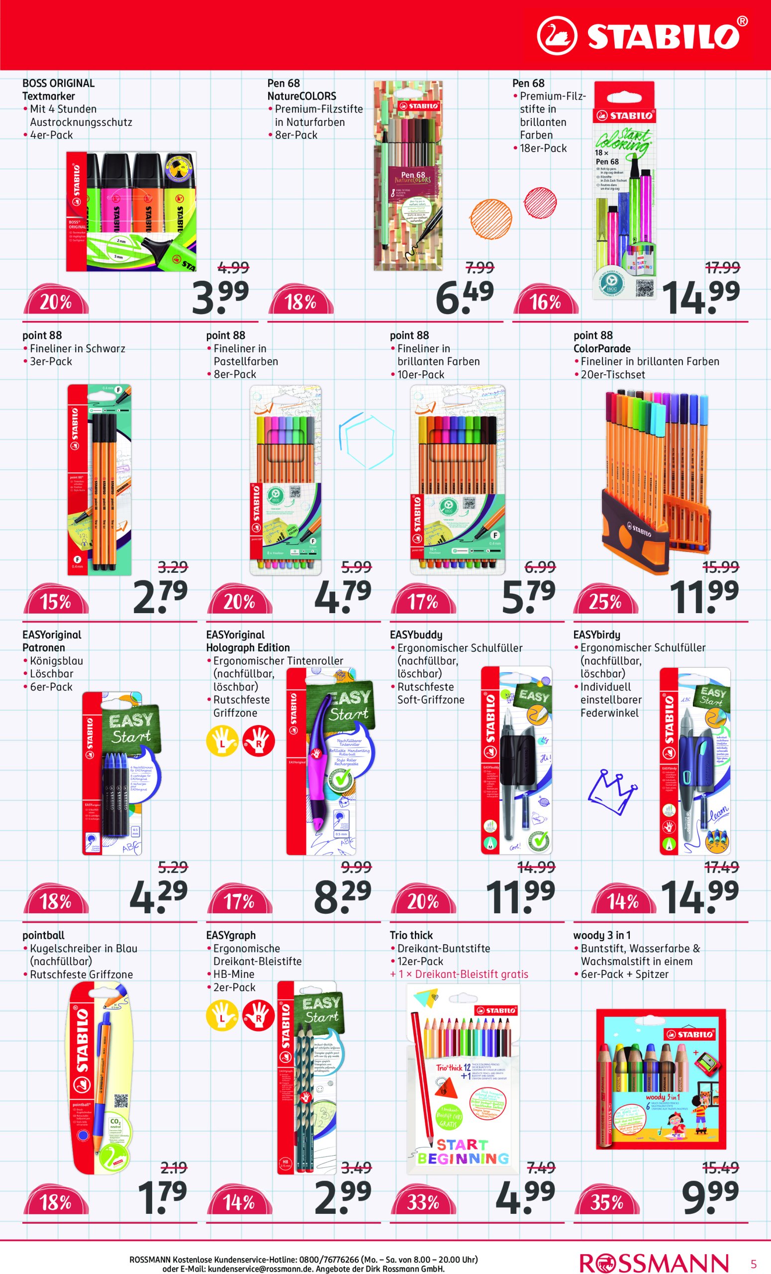 rossmann - ROSSMANN - Schulaktion-Prospekt gültig vom 30.06. bis 23.09. - page: 5